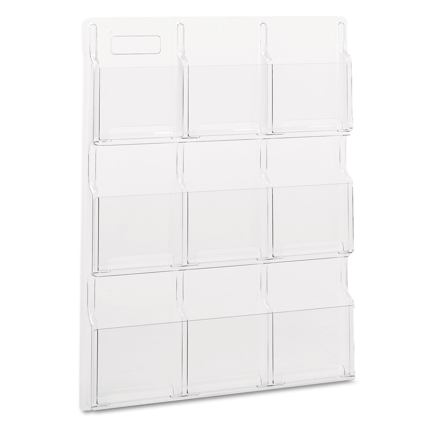 Reveal Clear Literature Displays | 9 Compartments