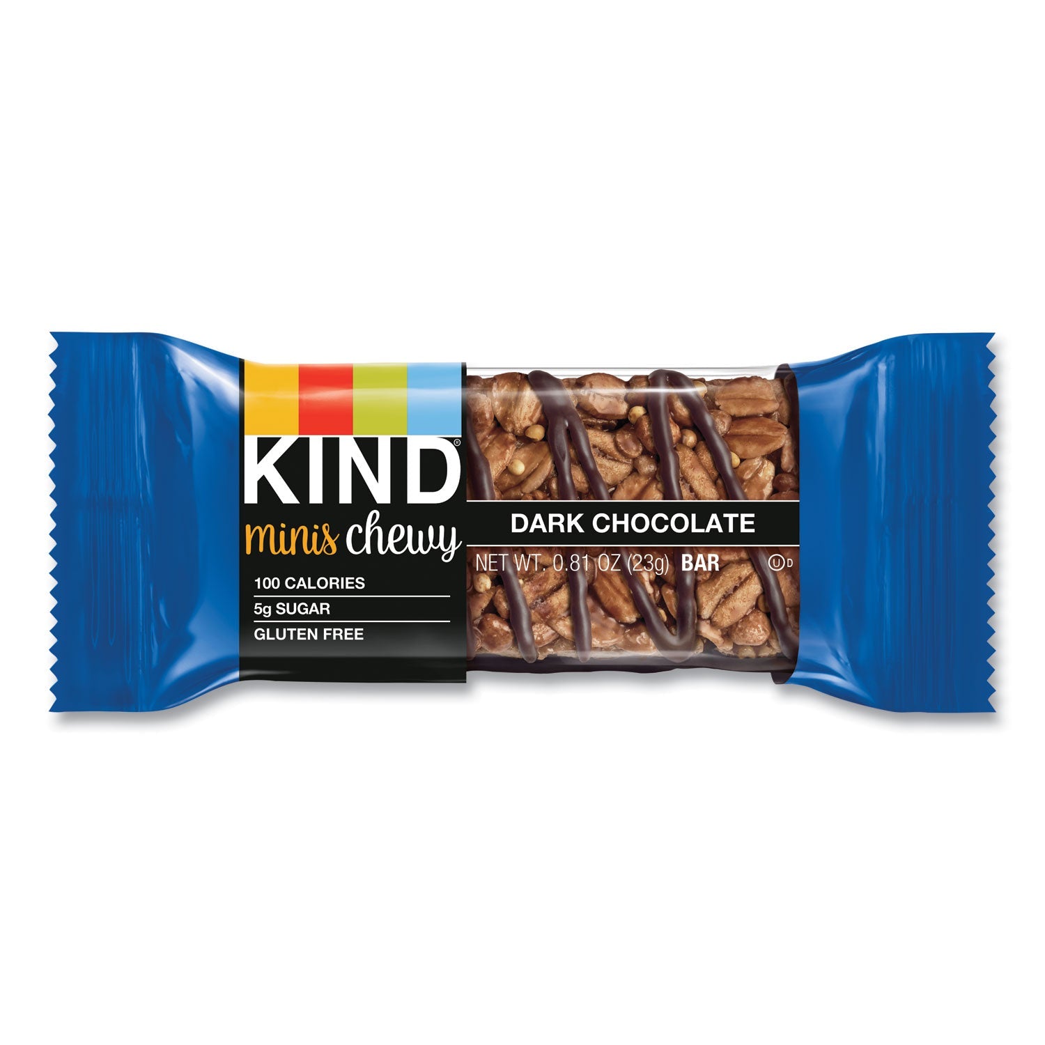 KIND Minis Chewy, Dark Chocolate, 0.81 Oz,10/pack