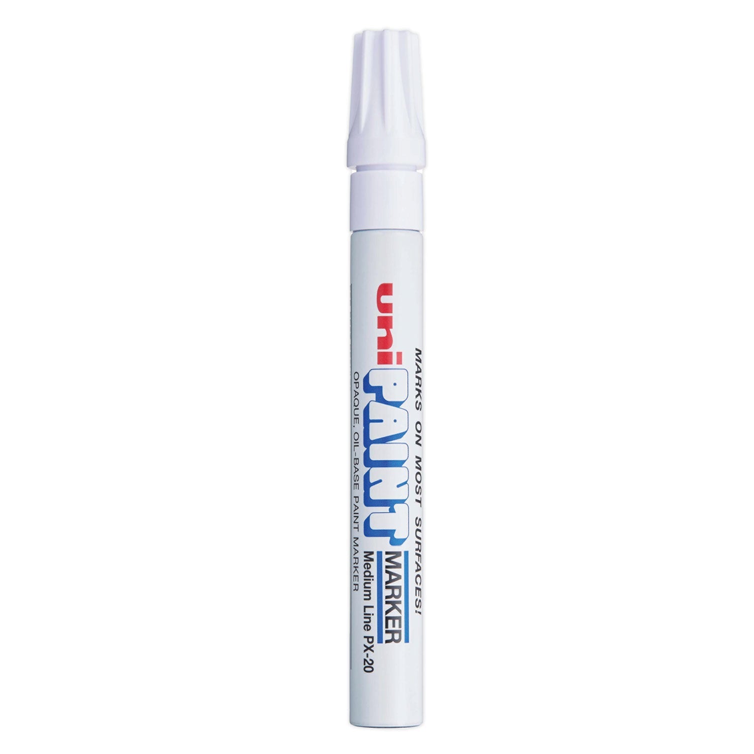 uni®-Paint Permanent Marker, Medium Bullet Tip, White