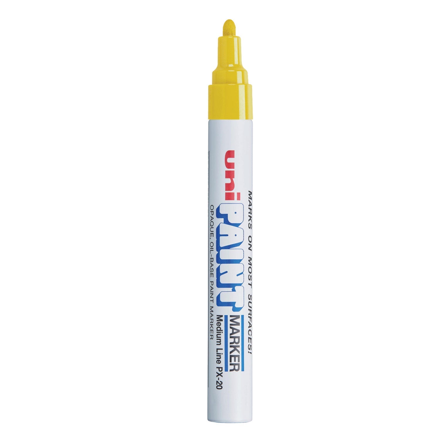 uni®-Paint Permanent Marker, Medium Bullet Tip, Yellow