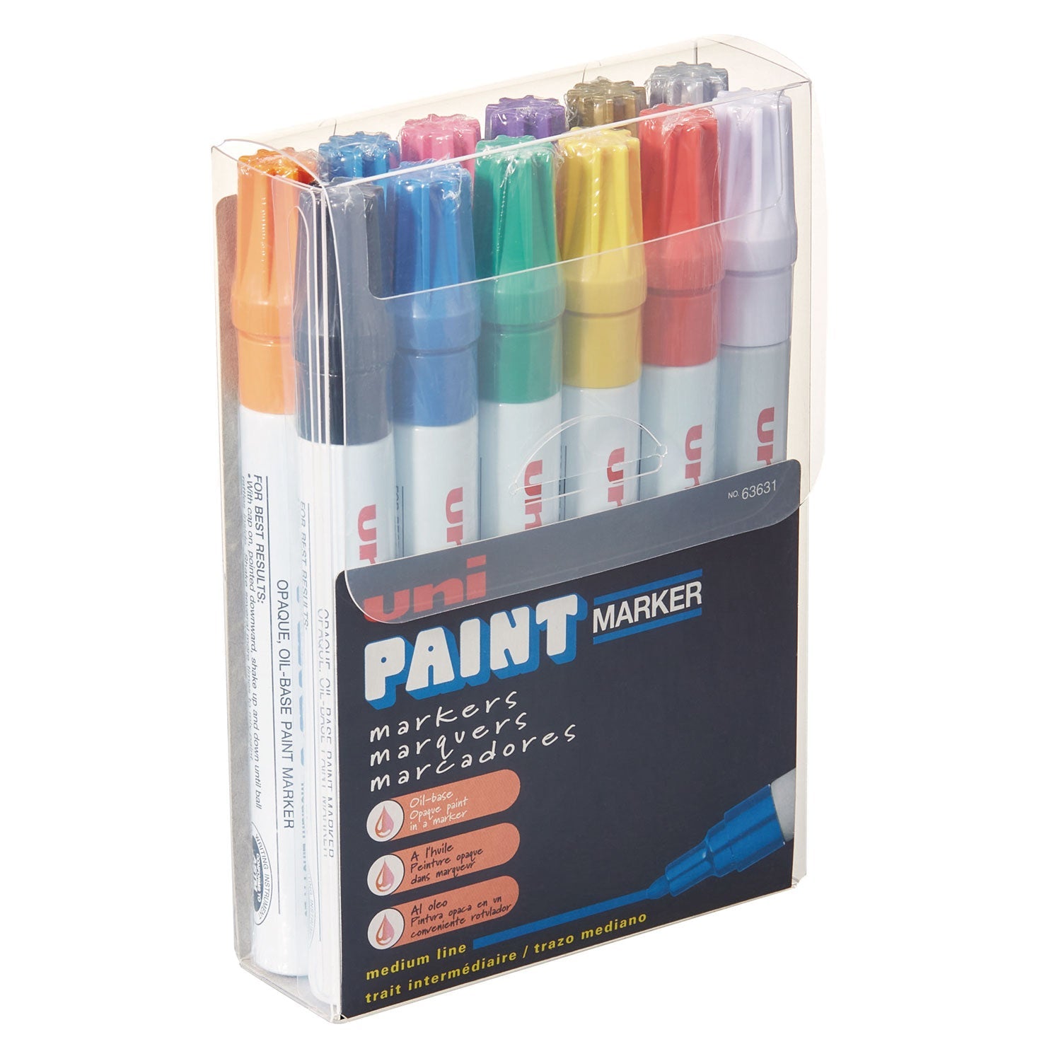uni®-Paint Permanent Marker | 12-Set Medium