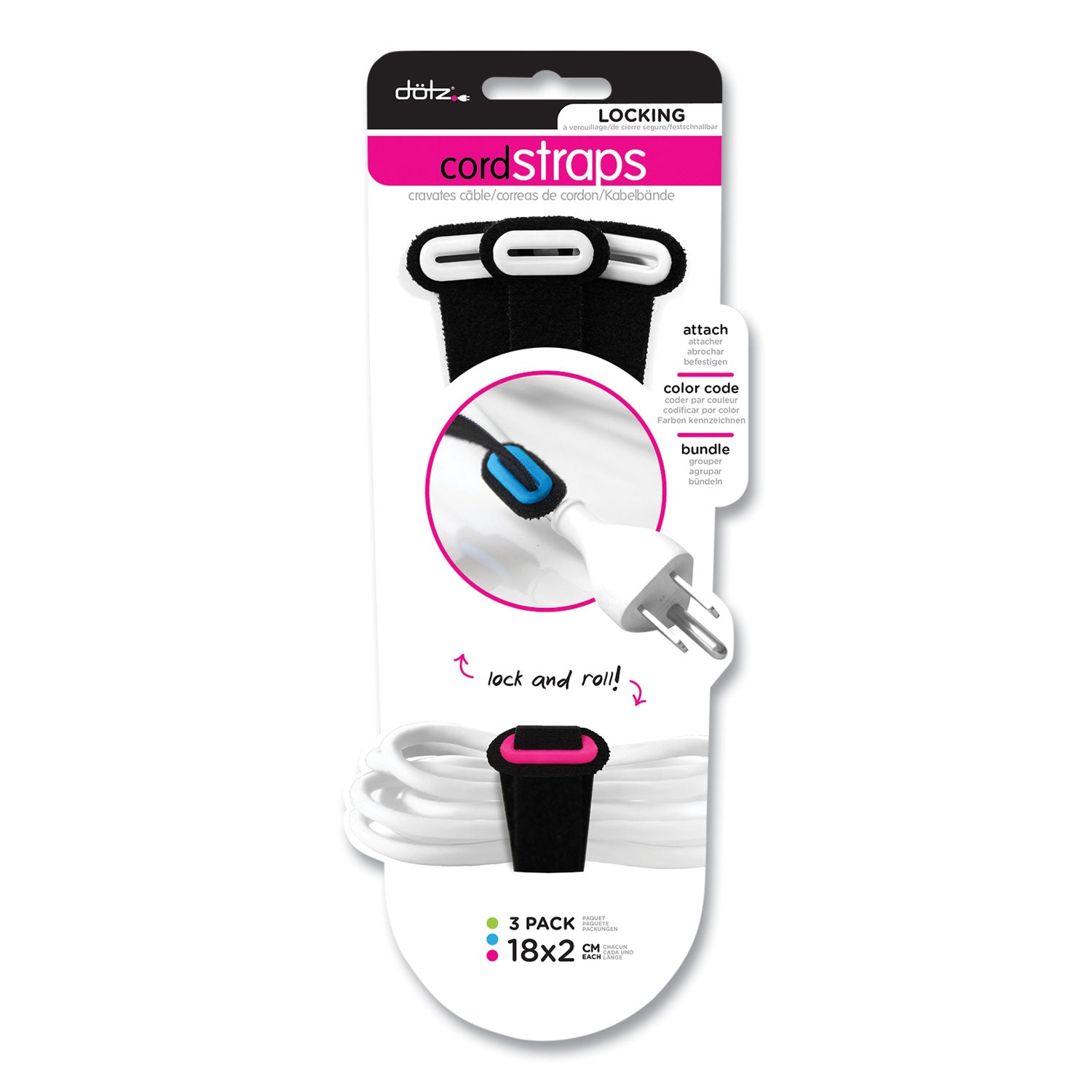 Locking Cord Strap | Organizes & Secures Cables
