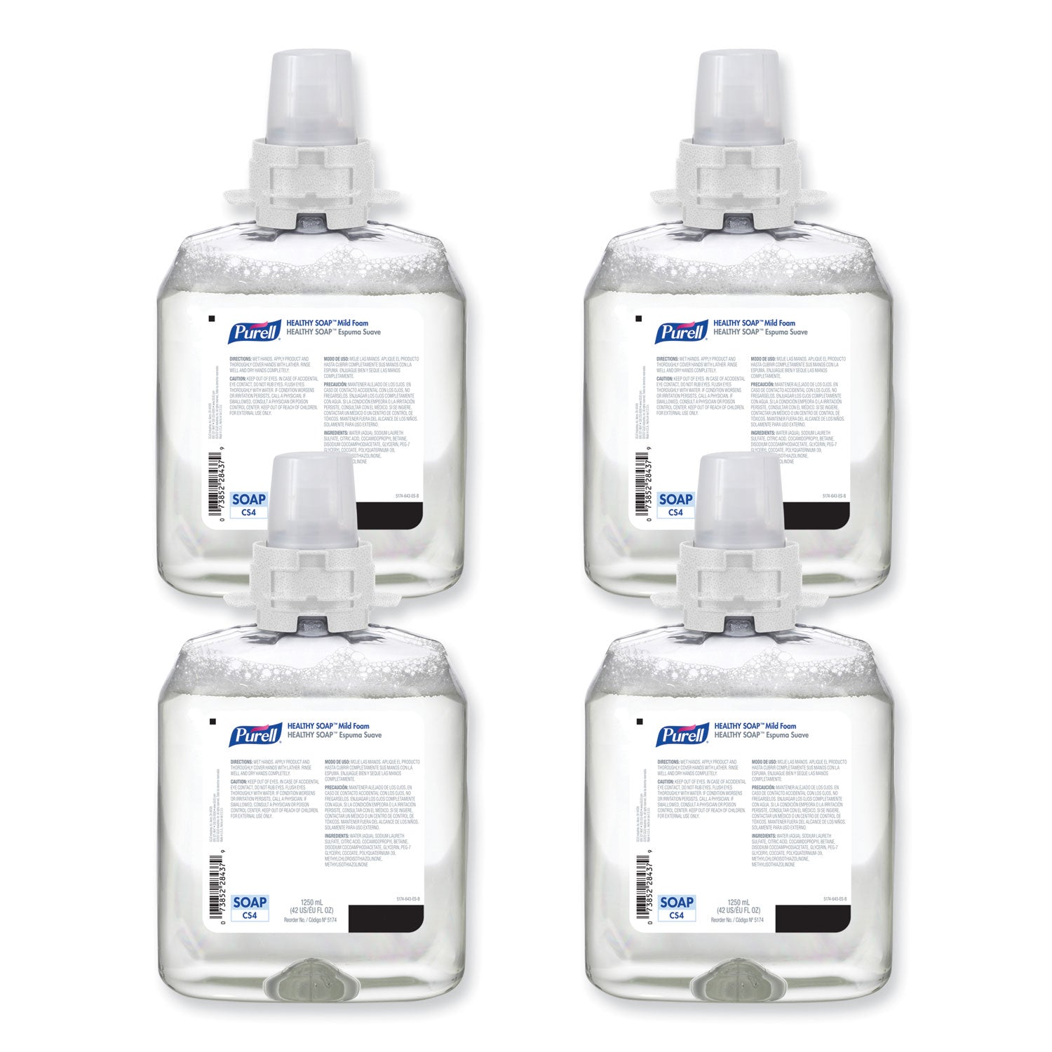 PURELL HEALTHY SOAP Mild Foam Refill | CS4 | 4-Pk