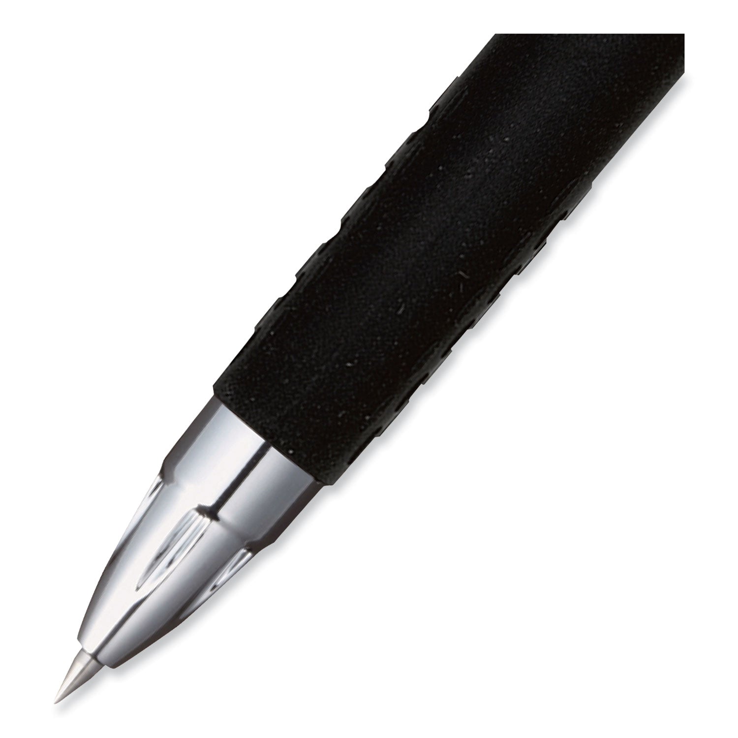 uniball® 207 Ultra Micro Gel Pen, Retractable, Ultra-Micro 0.38 mm, Black Ink, Clear/Black Barrel - Bloom Skins