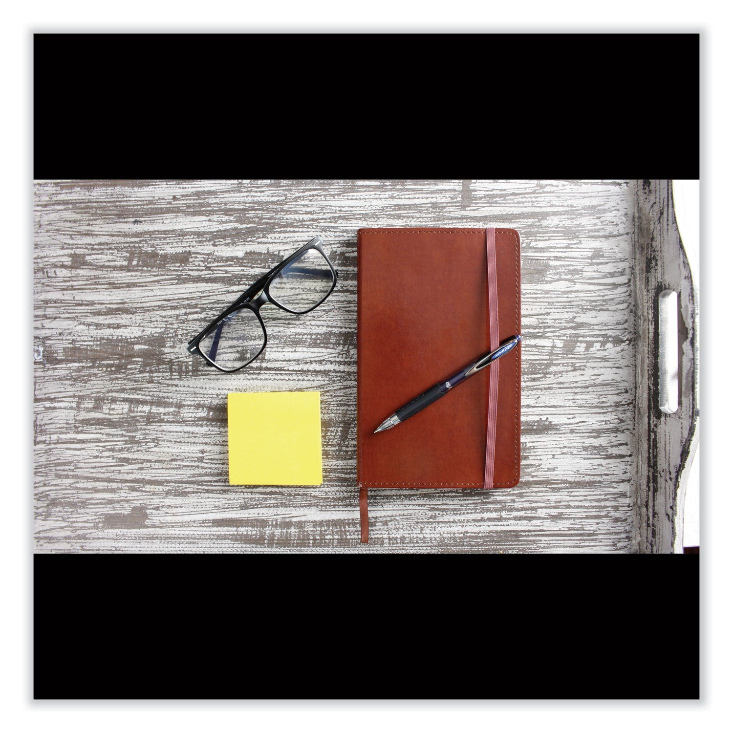 uniball® 207 Ultra Micro Gel Pen, Retractable, Ultra-Micro 0.38 mm, Black Ink, Clear/Black Barrel - Bloom Skins