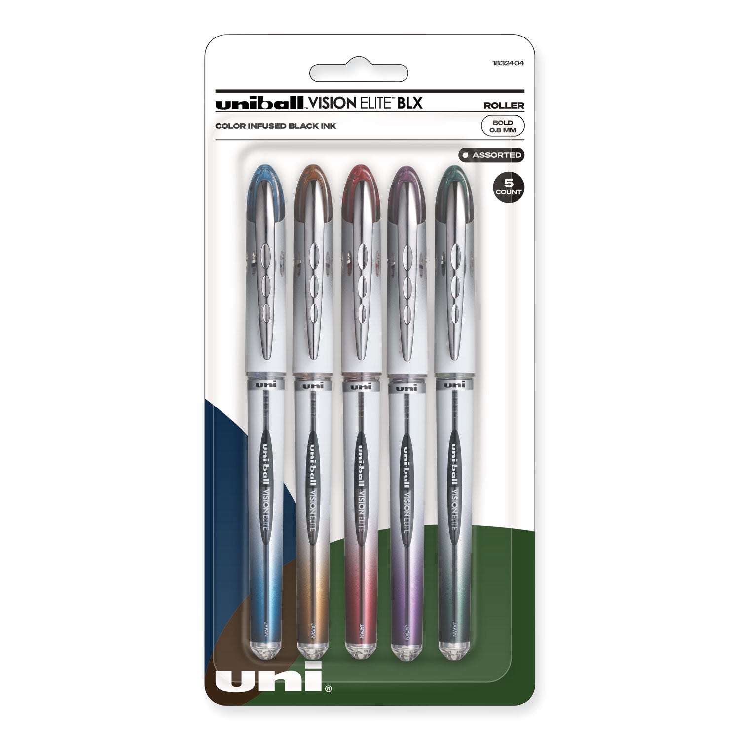 VISION ELITE BLX Series Gel Pen | 5-Pack