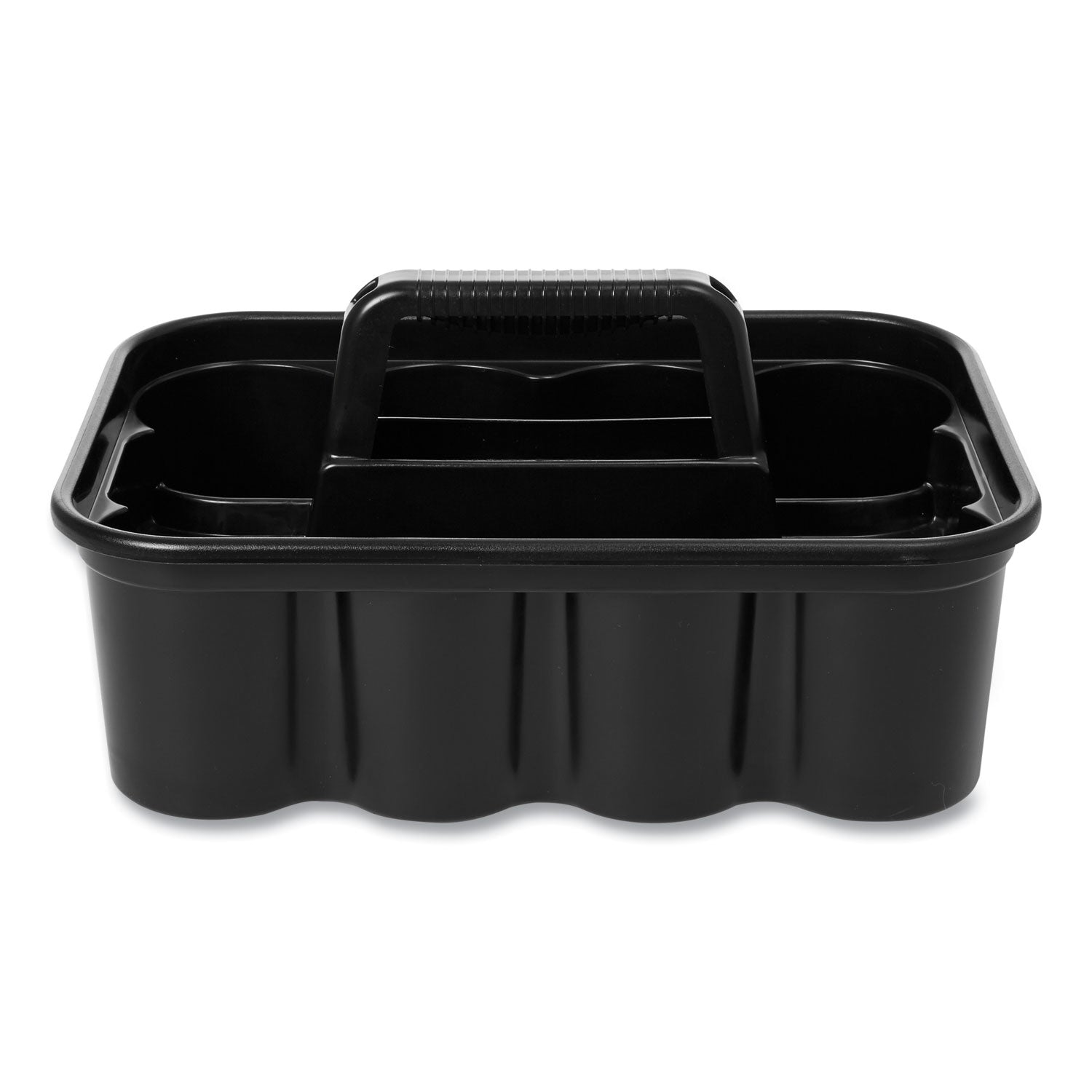 Rubbermaid® Commercial Commercial Deluxe Carry Caddy, Eight Compartments, 15 x 7.4, Black