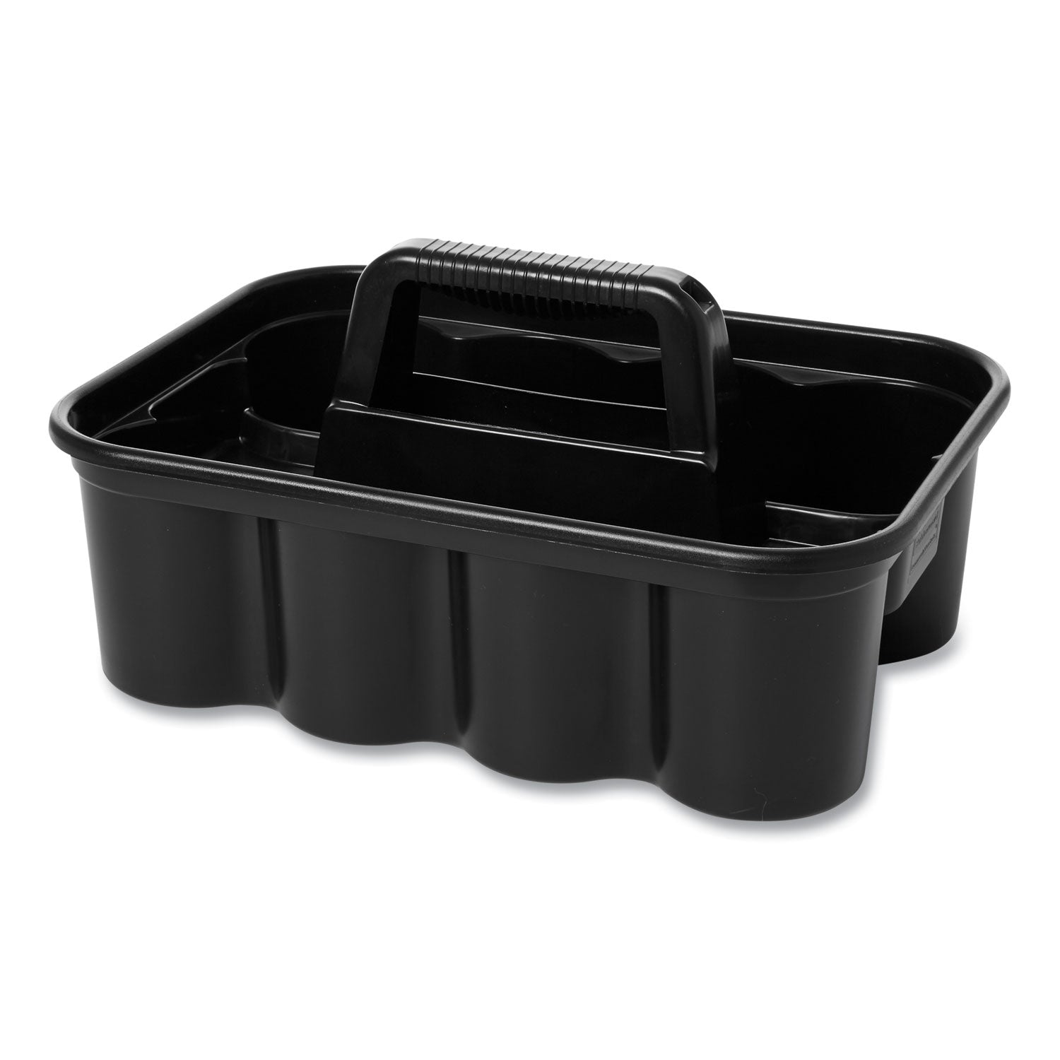 Rubbermaid® Commercial Commercial Deluxe Carry Caddy, Eight Compartments, 15 x 7.4, Black