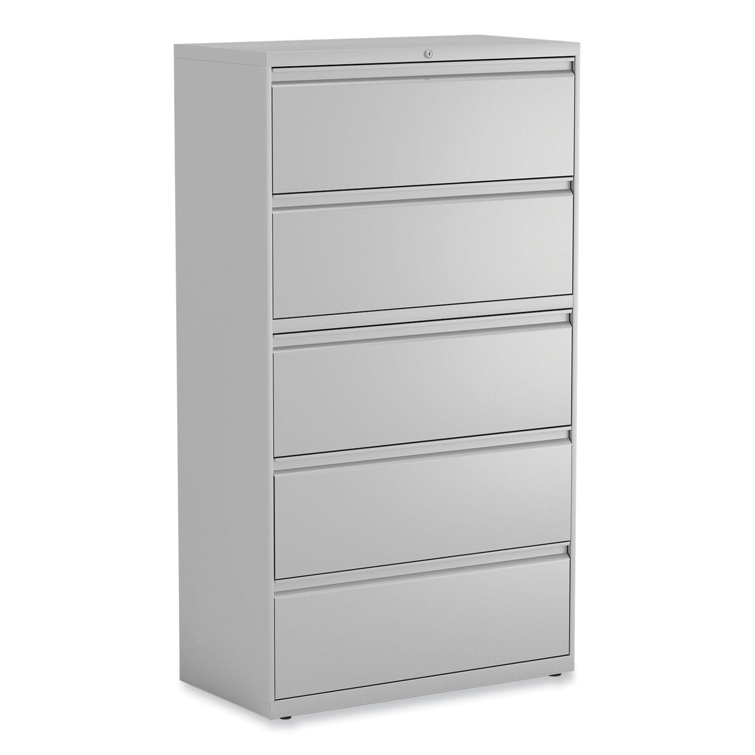 5-Drawer Lateral File | 36" | Light Gray