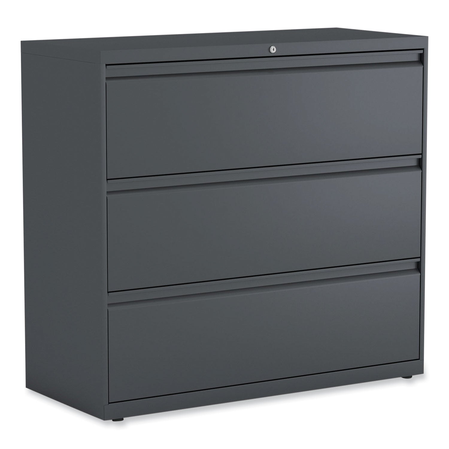 3-Drawer Lateral File | 42" Wide | Charcoal