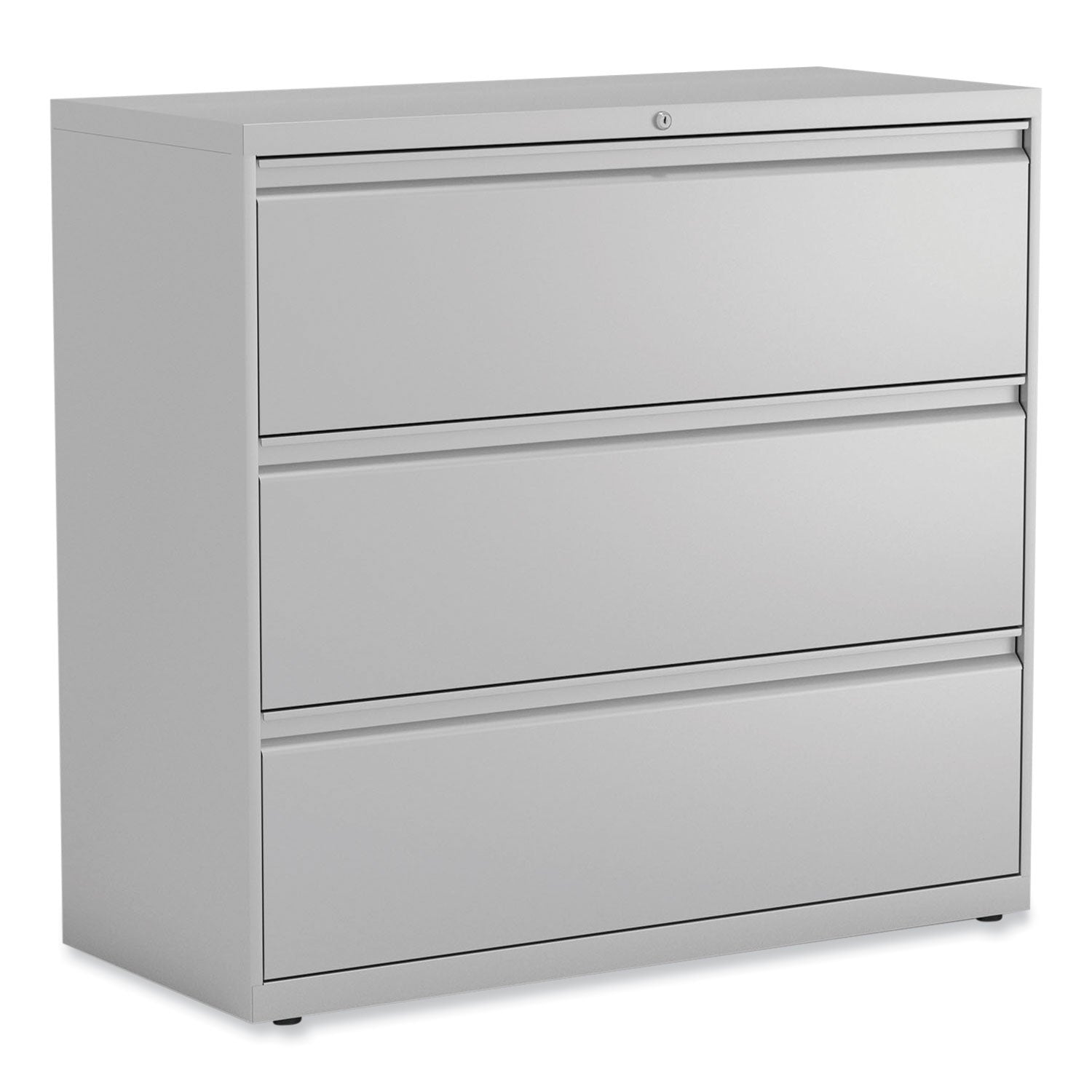 3-Drawer Lateral File | 42" Wide | Light Gray