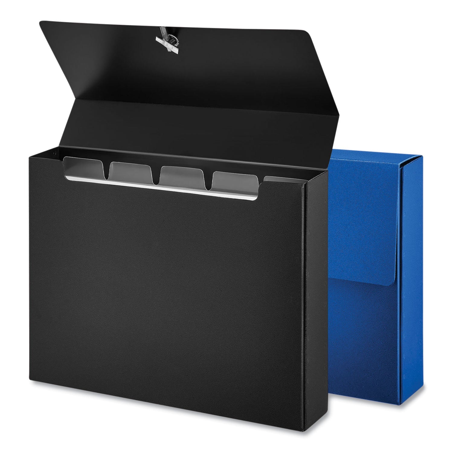 Poly Index Card Box | Holds 100 4x6 Cards | 2/pk