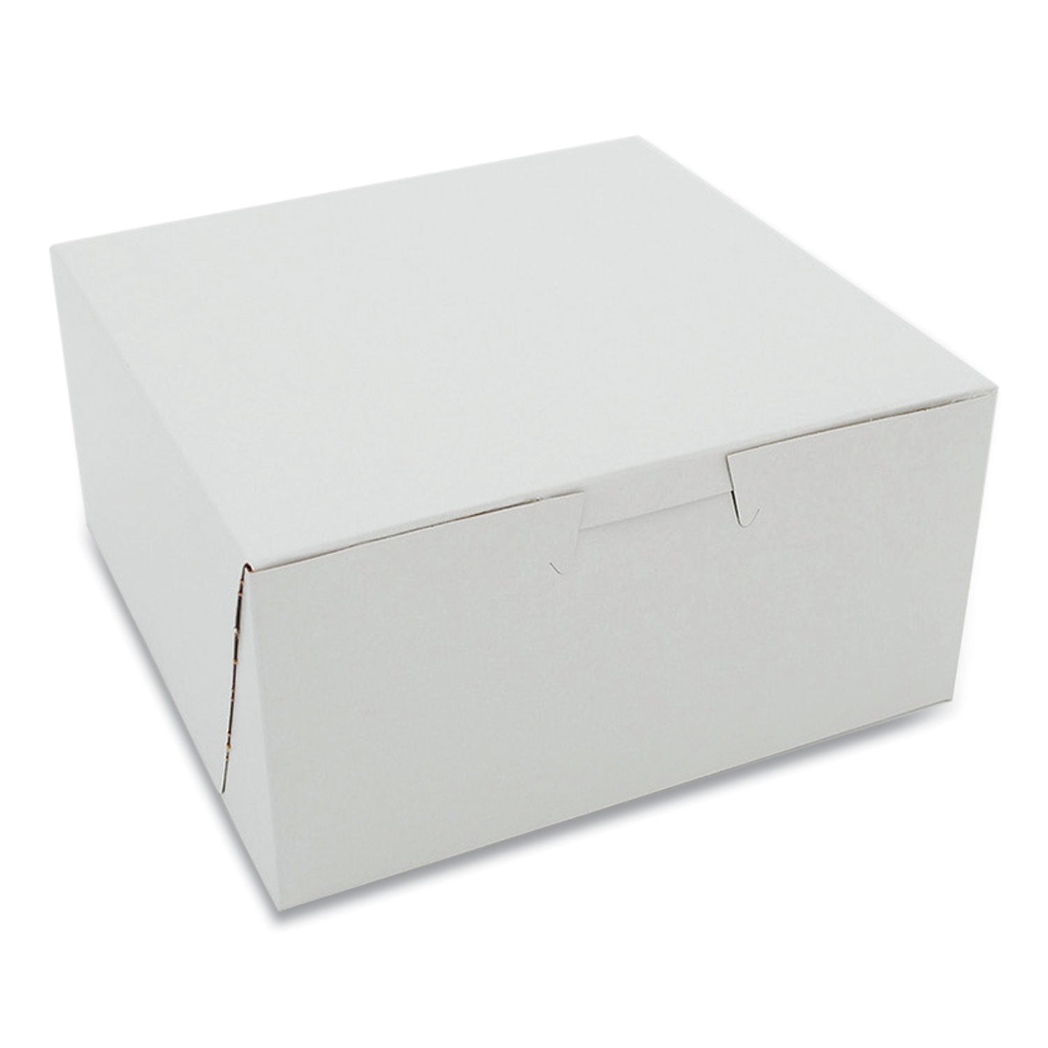 One-Piece Bakery Boxes | SCT 6x6x3 White