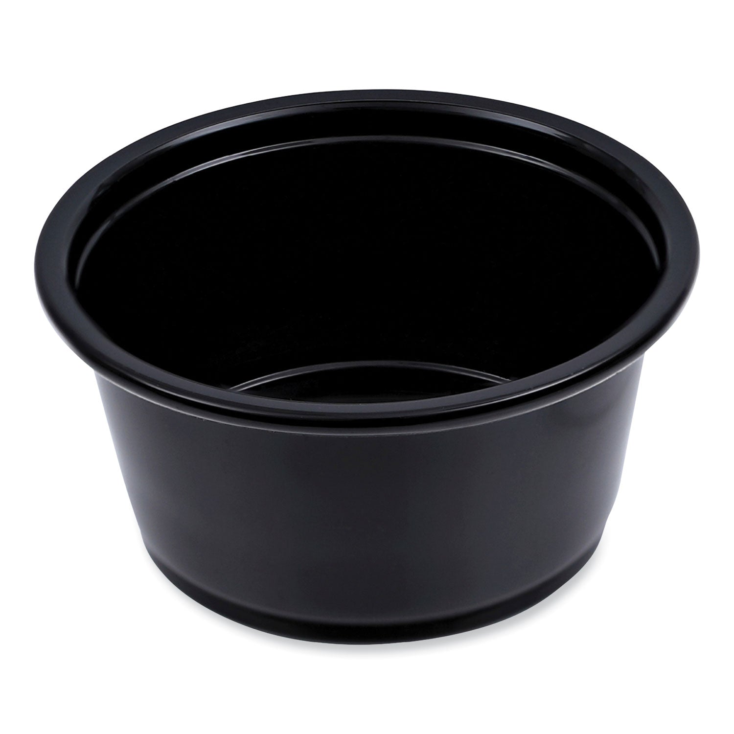 Souffle/Portion Cups | 2 oz, Plastic, Black