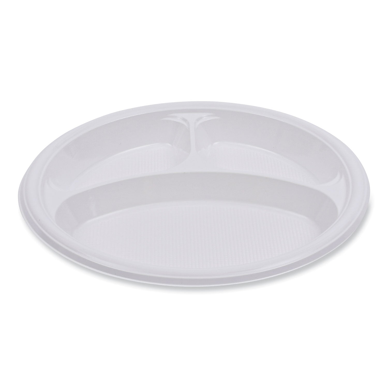 Plastic Dinnerware | Boardwalk® 10" 3-Cmp Plate