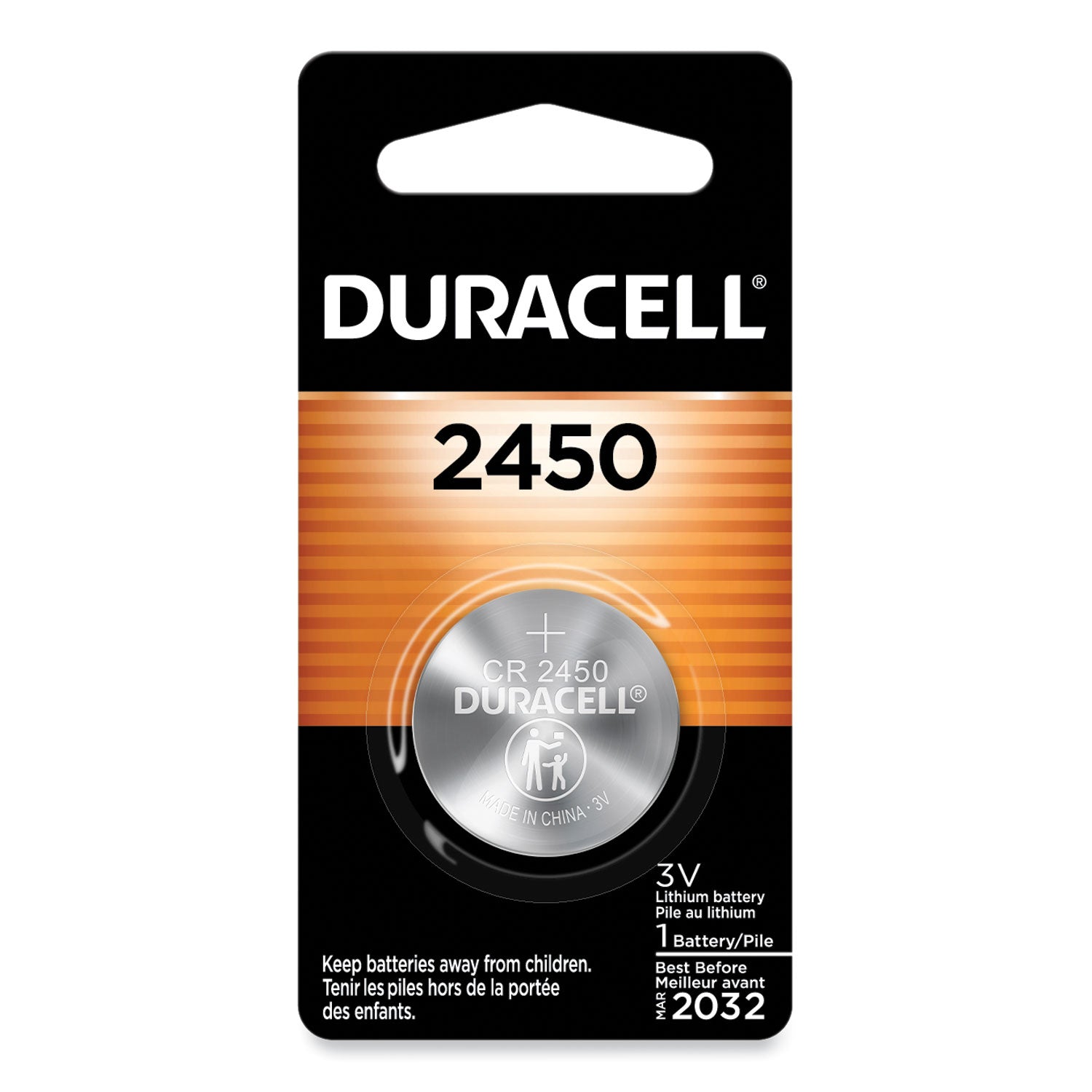 Lithium Coin Batteries | Duracell® 2450