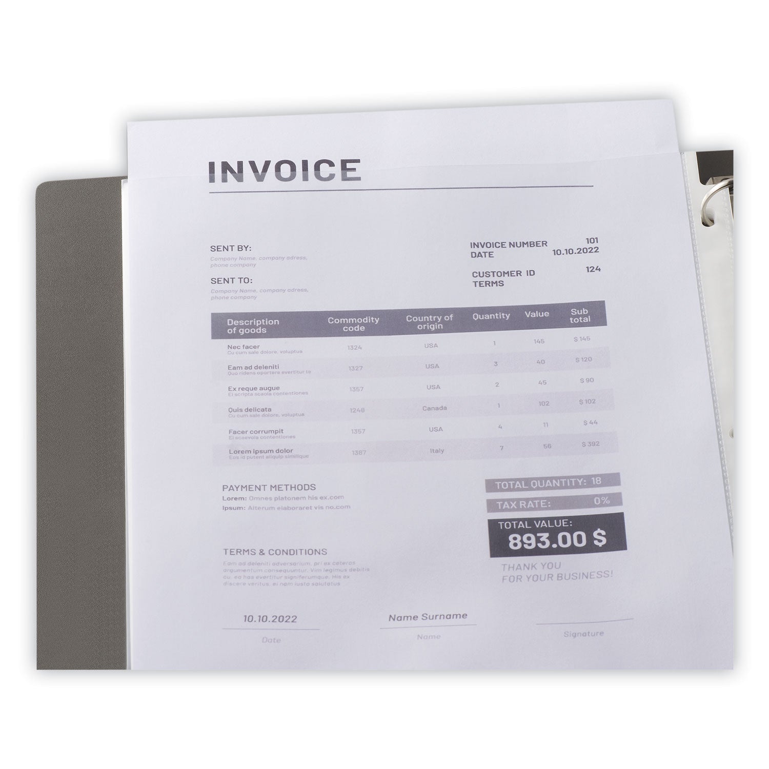 Universal® Top-Load Poly Sheet Protectors, Standard Gauge, Letter, Clear, 50/pack