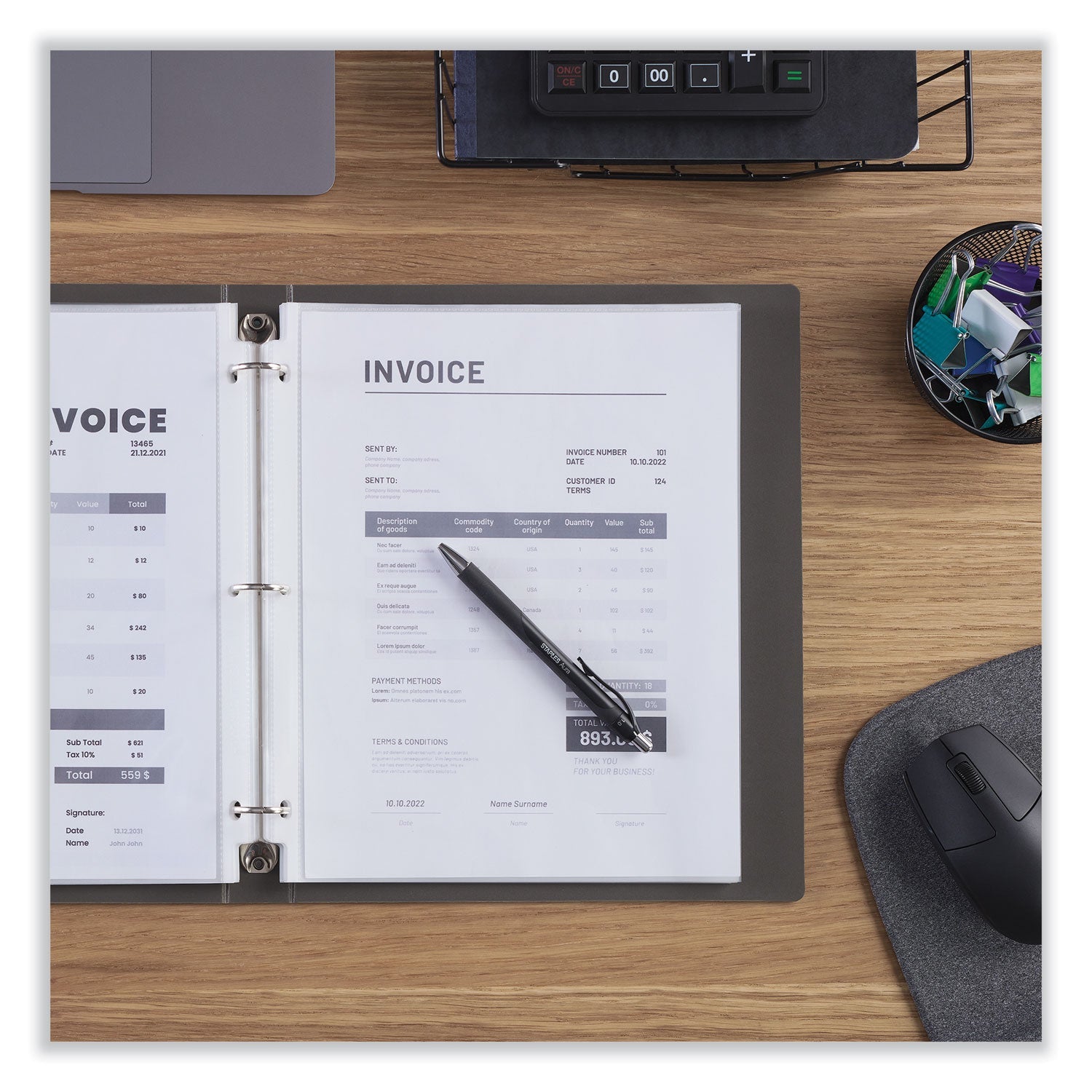 Universal® Top-Load Poly Sheet Protectors, Standard, Letter, Clear, 100/box