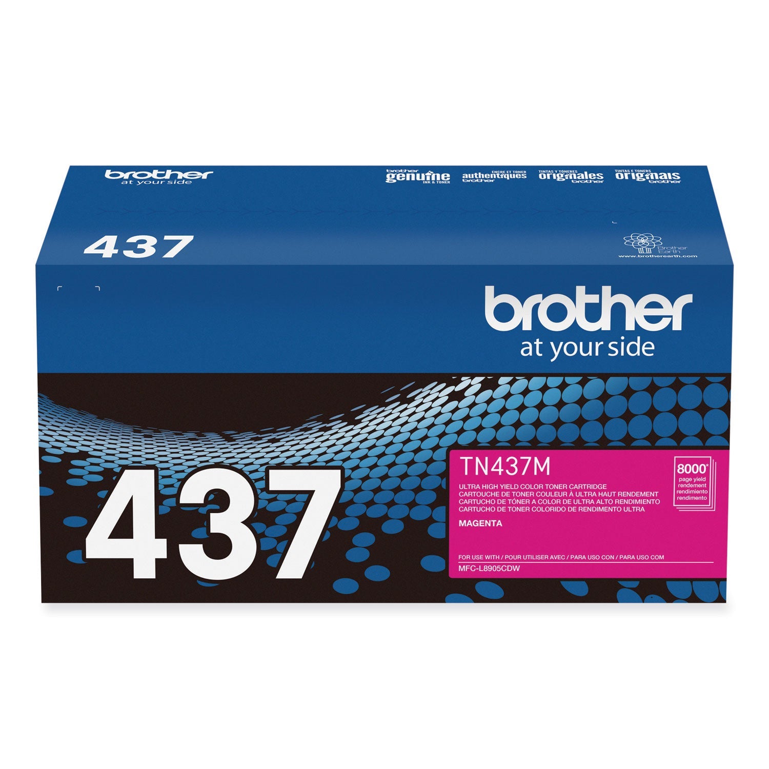 TN437M Ultra High-Yield Toner | Brother | Magenta