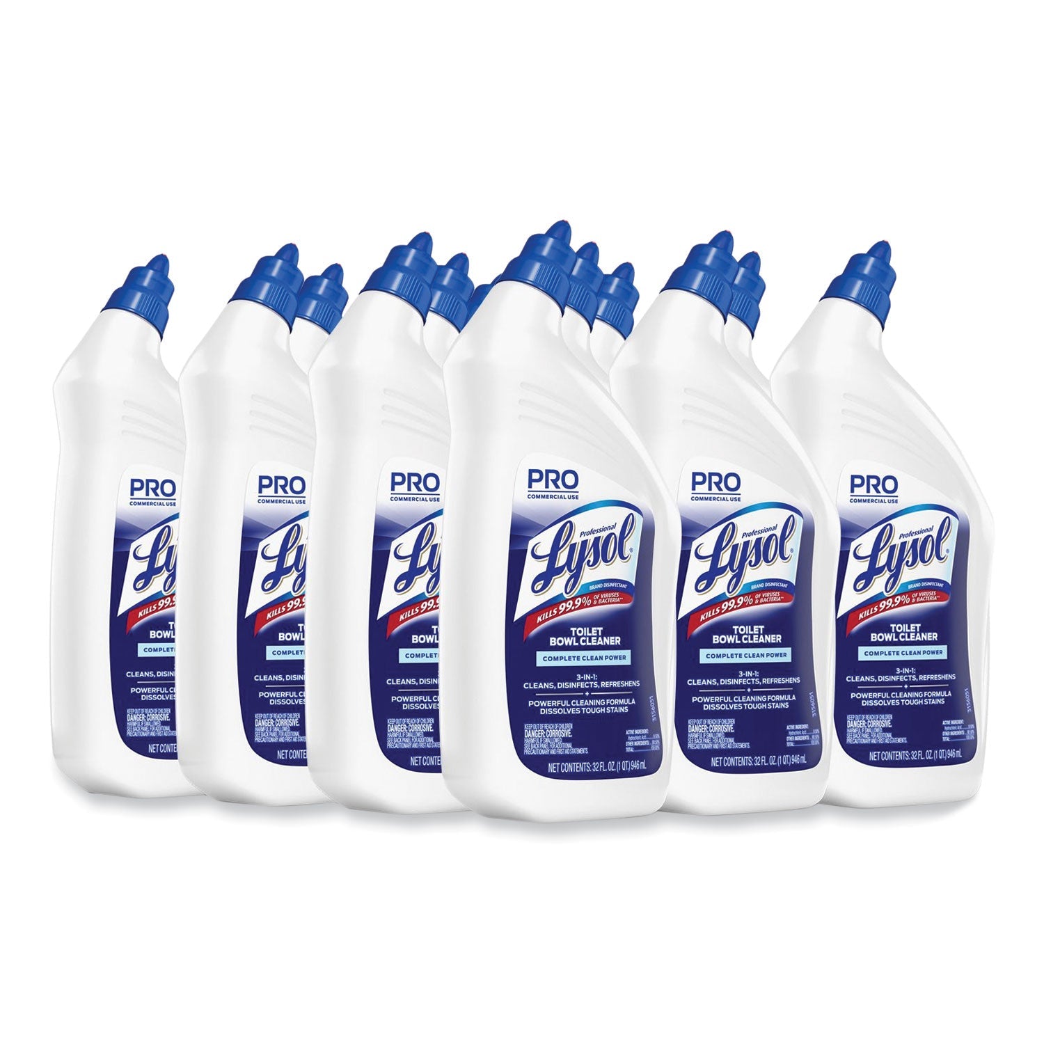 Professional LYSOL® Brand Disinfectant Toilet Bowl Cleaner, 32oz Bottle, 12/carton