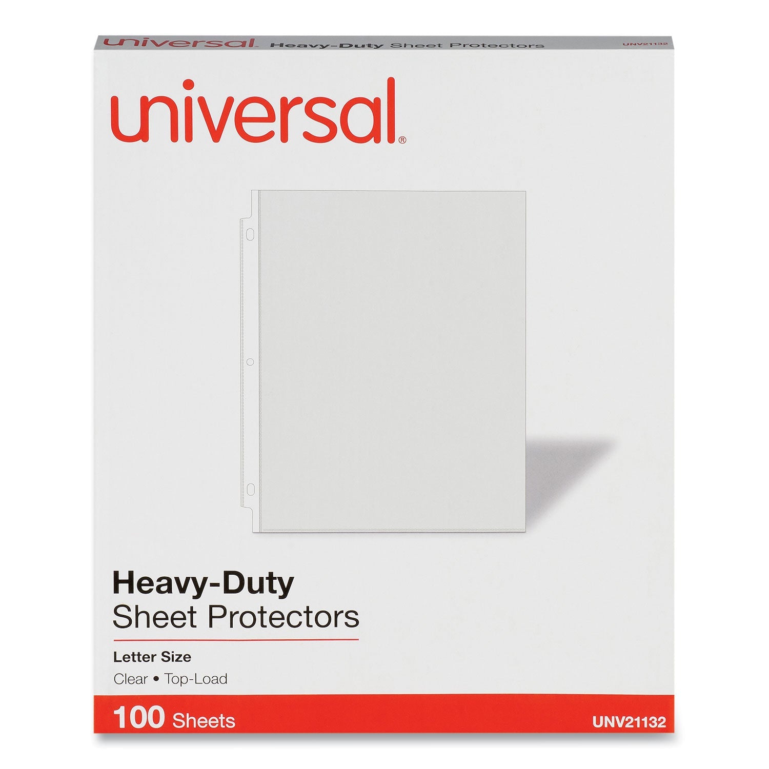 Top-Load Poly Sheet Protectors | Heavy, 100/Pack