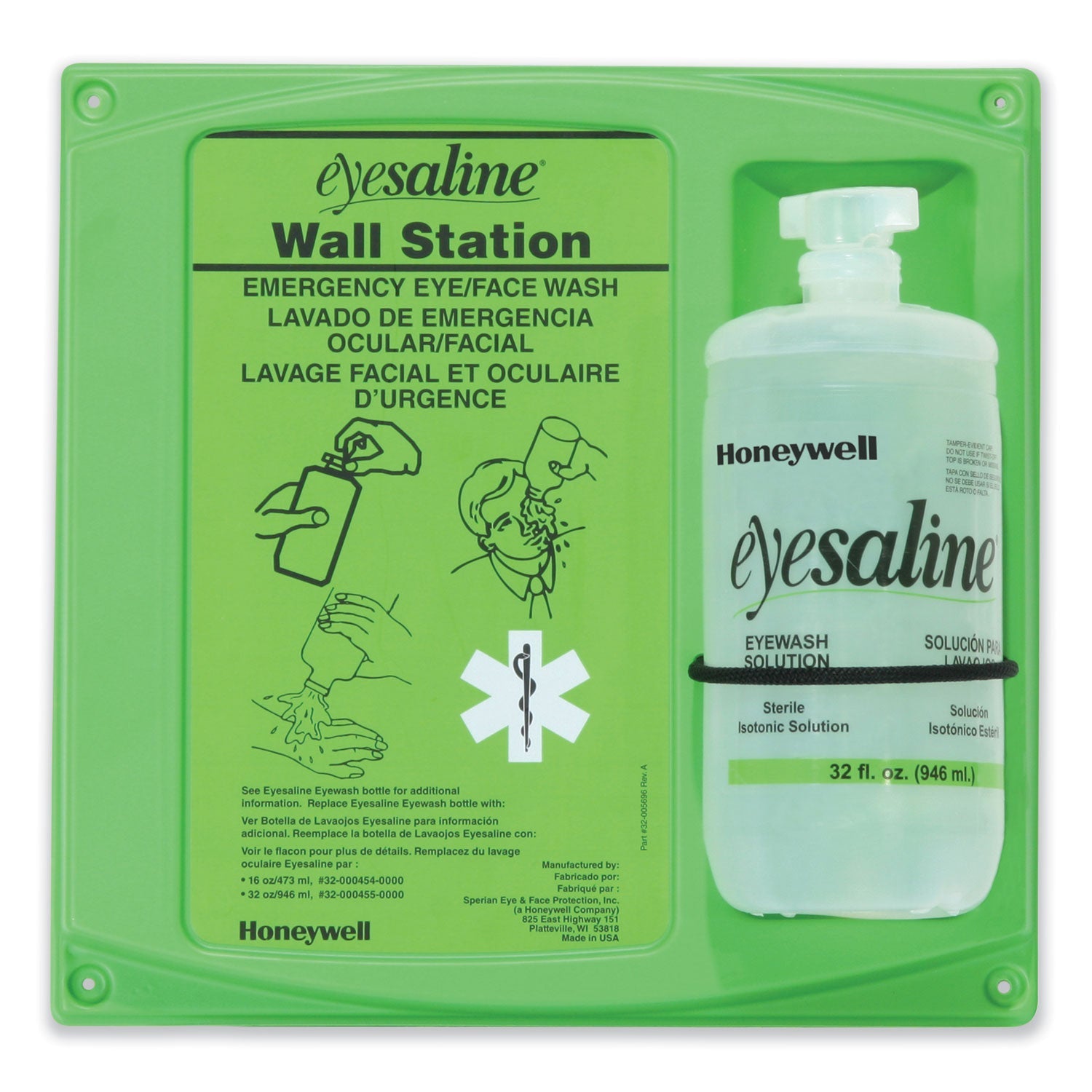 Honeywell Fendall Single Eye Wash Station, 32 Oz