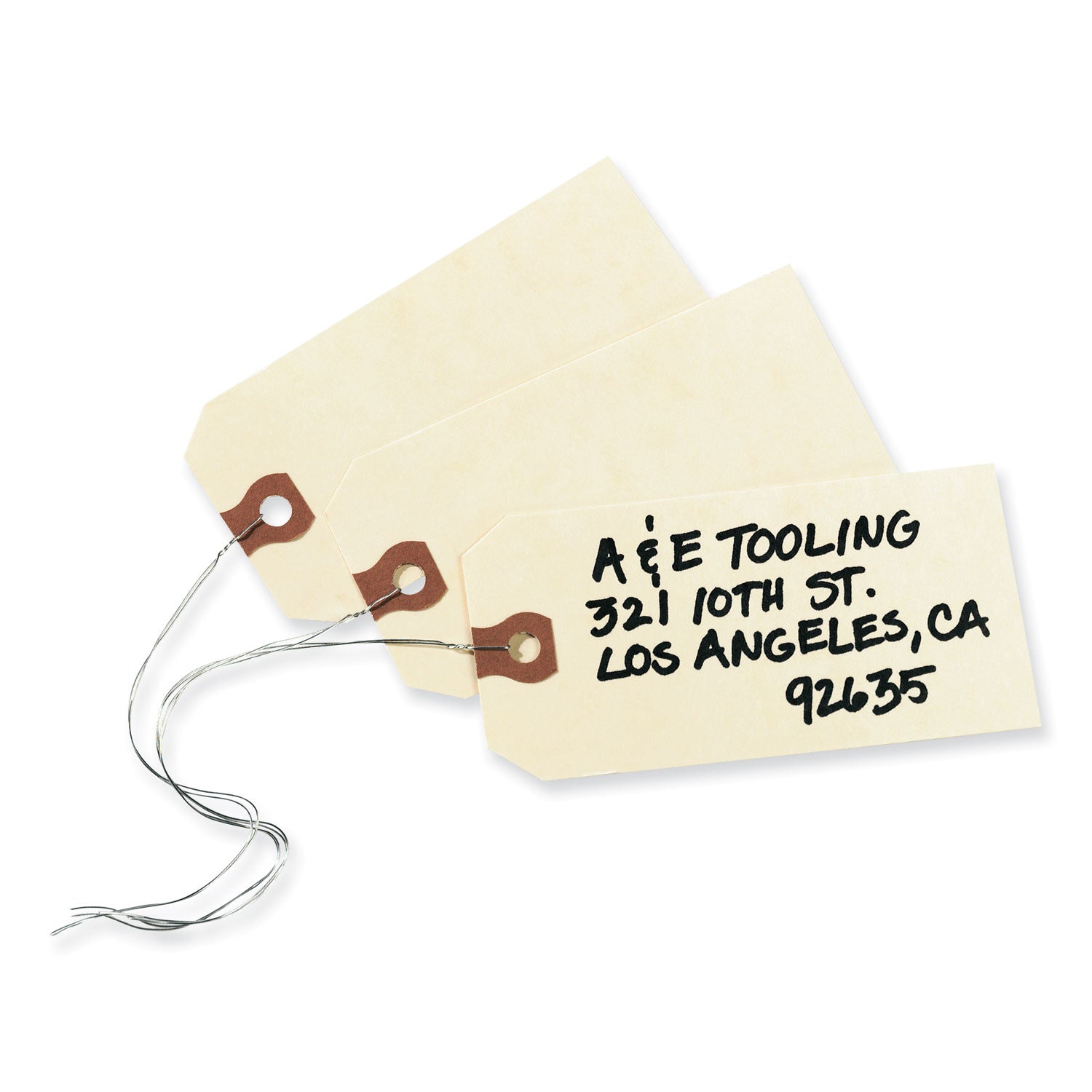 Double Wired Shipping Tags | Manila | 1,000/Box