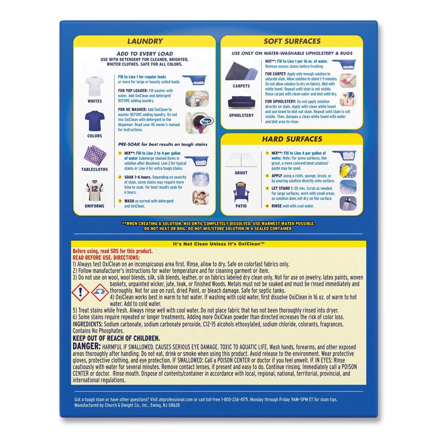 OxiClean™ Versatile Stain Remover, Regular Scent, 7.22 Lb Box