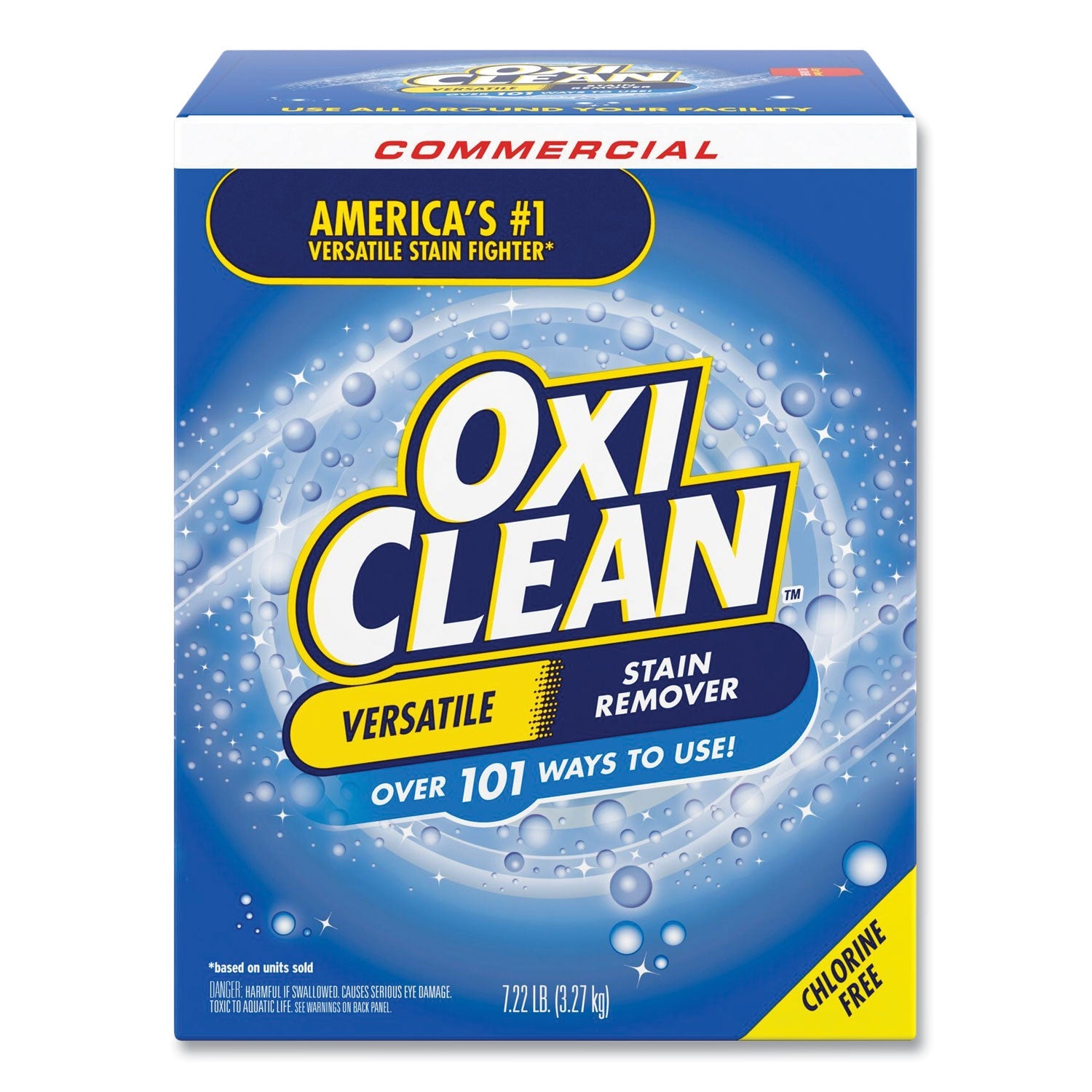 OxiClean™ Versatile Stain Remover, Regular Scent, 7.22 Lb Box, 4/carton