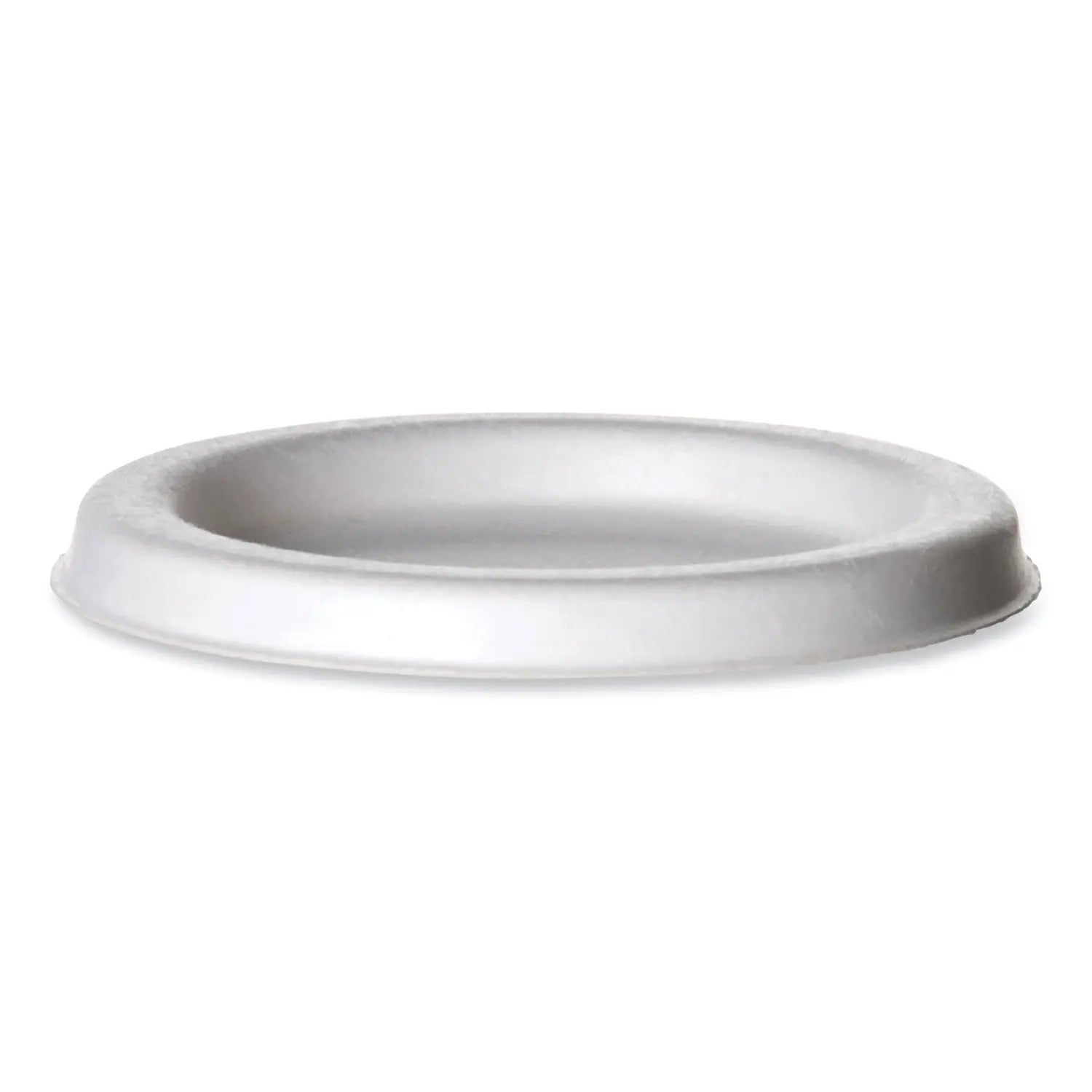 Eco-Products® Sugarcane Portion Cup Lids, Fits 2 oz Portion Cups, White, 2,500/Carton