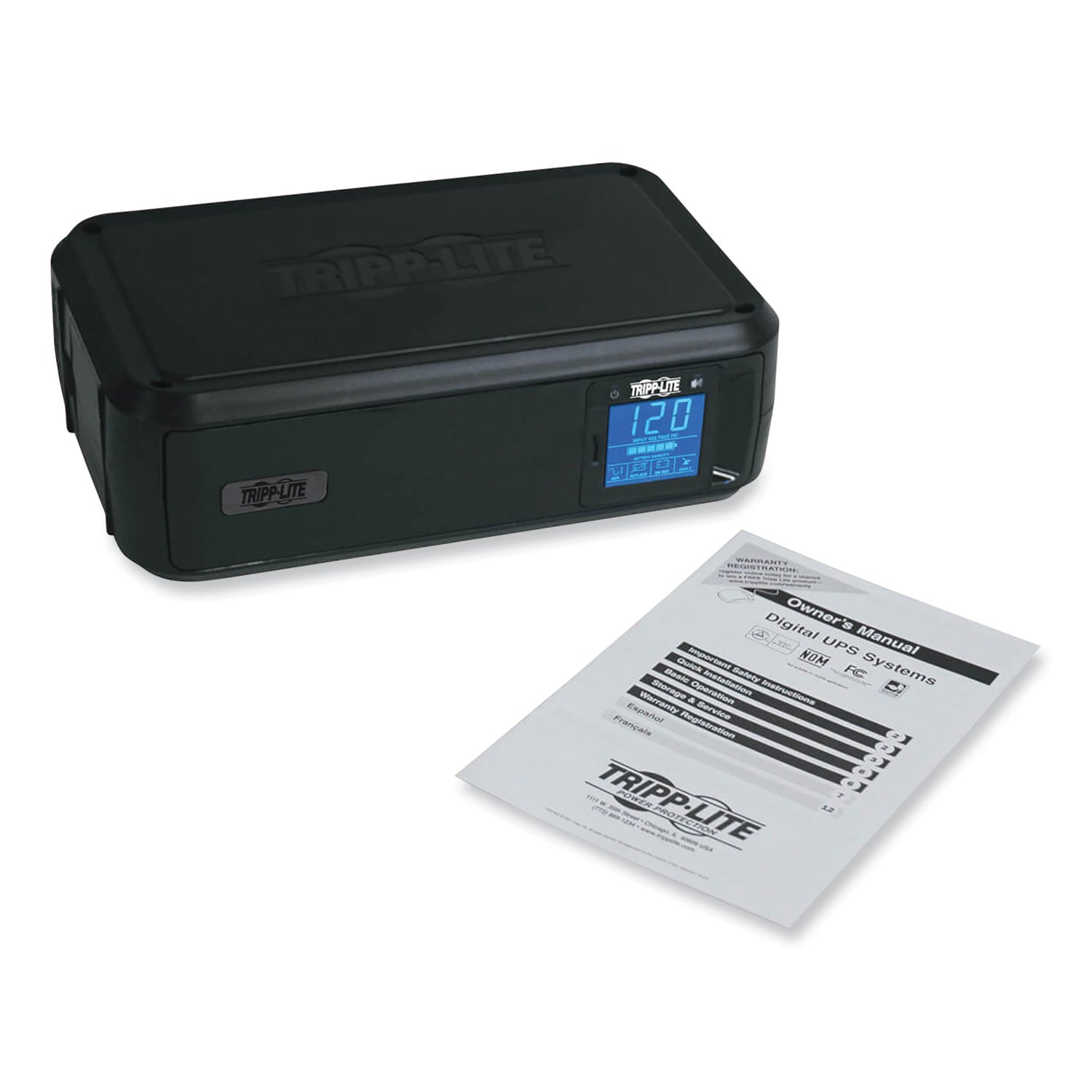 Tripp Lite by Eaton OmniSmart LCD Line-Interactive UPS Tower, 8 Outlets, 900 VA, 870 J