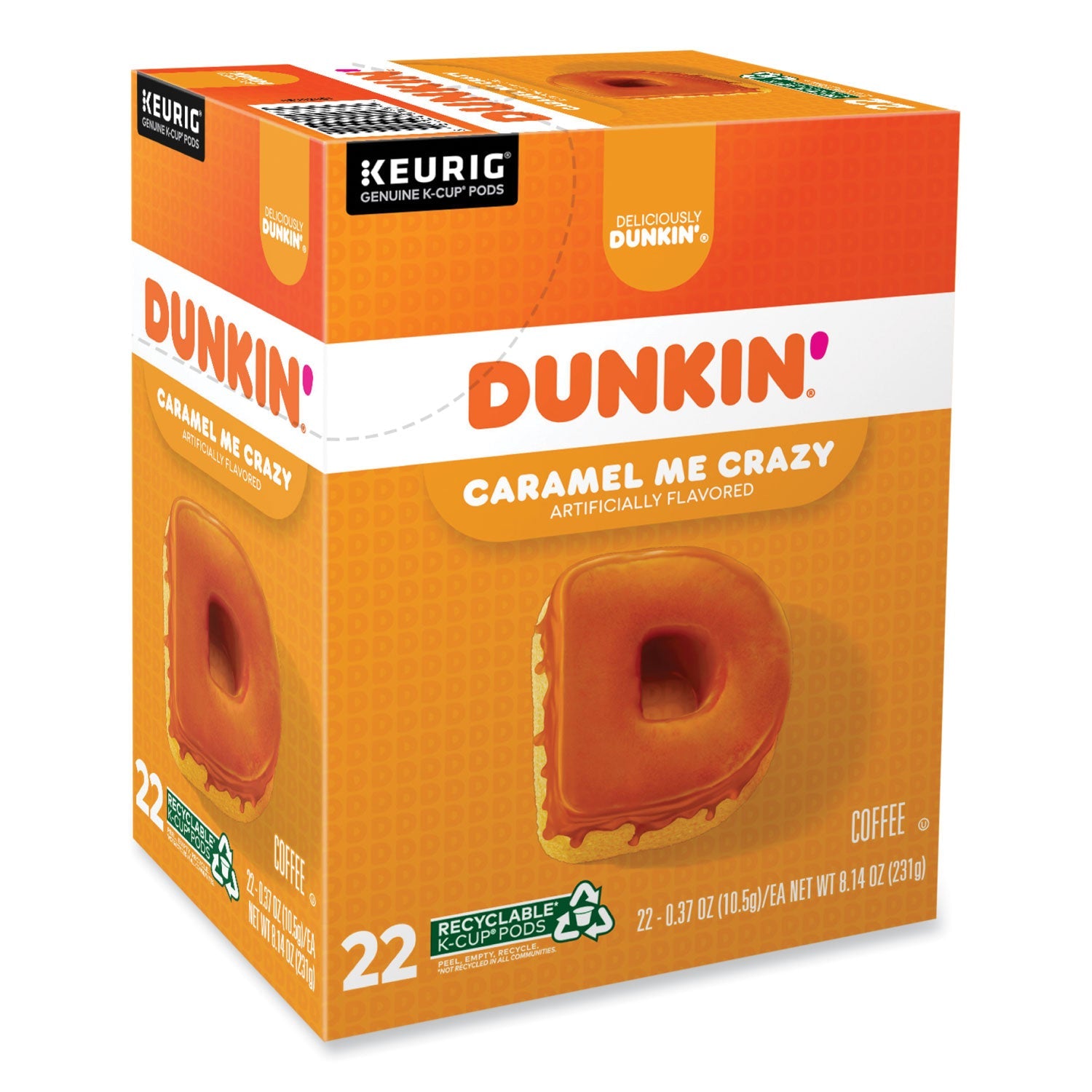 Dunkin' Caramel Me Crazy K-Cup Pods | 22-Box
