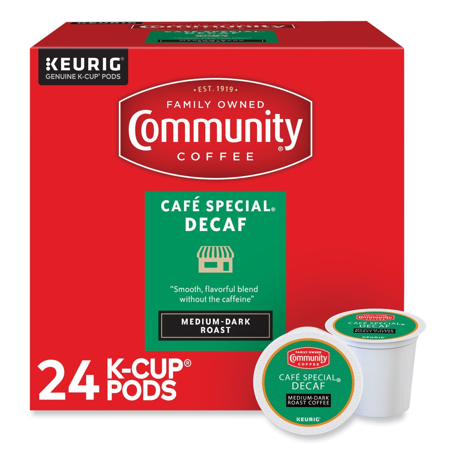 Cafe Special Decaf K-Cup | Community Coffee 24-Pk