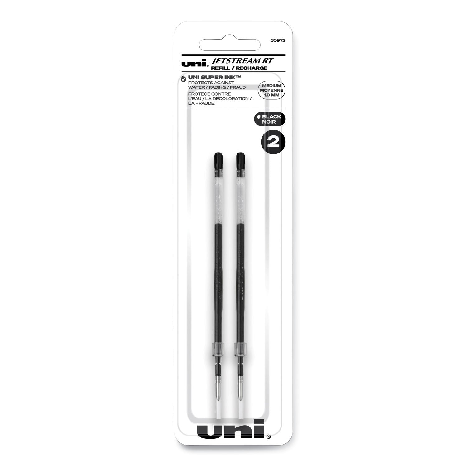 Refill For Jetstream RT Pens | Black 2-Pack