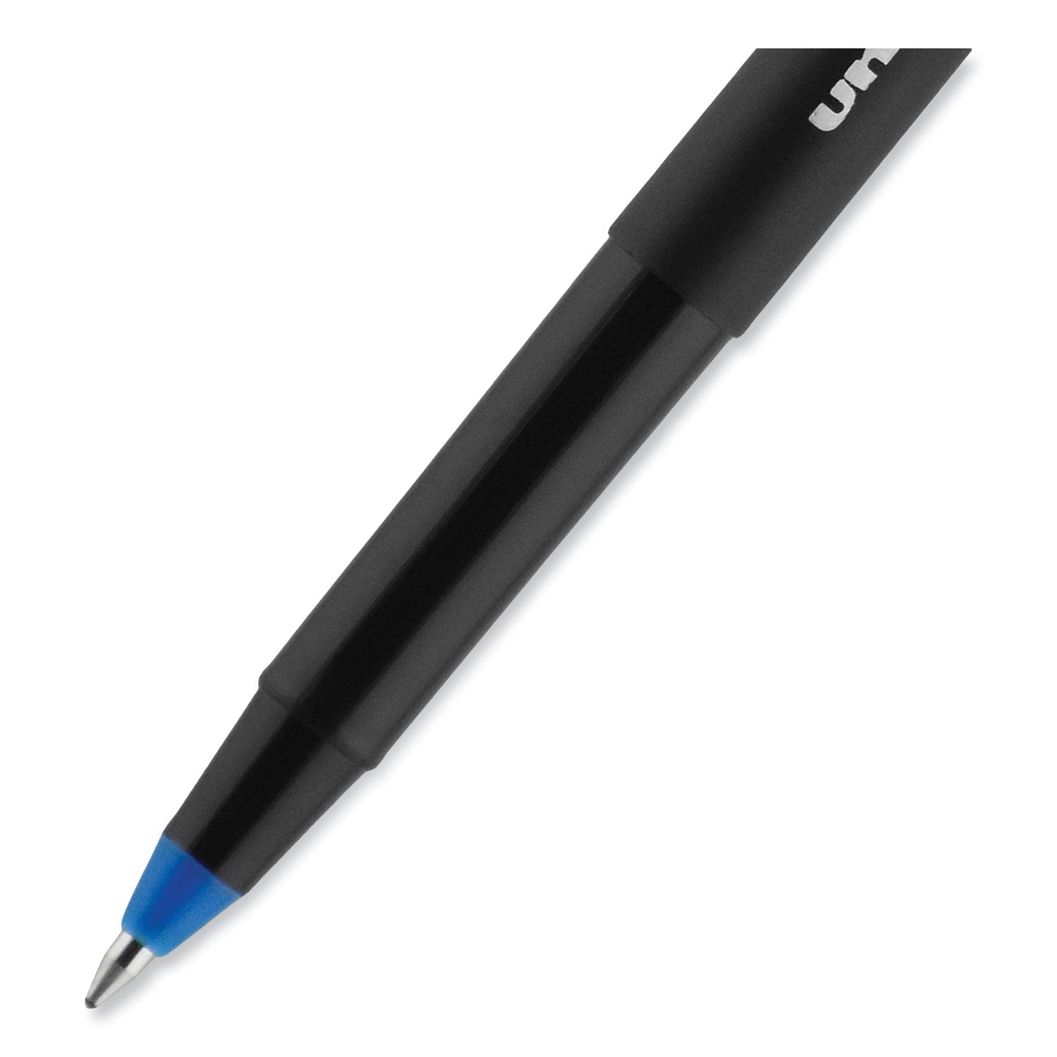 uniball® ONYX Rollerball Pen, Stick, Fine 0.7 mm, Blue Ink, Black/Blue Barrel, 72/Pack - Bloom Skins