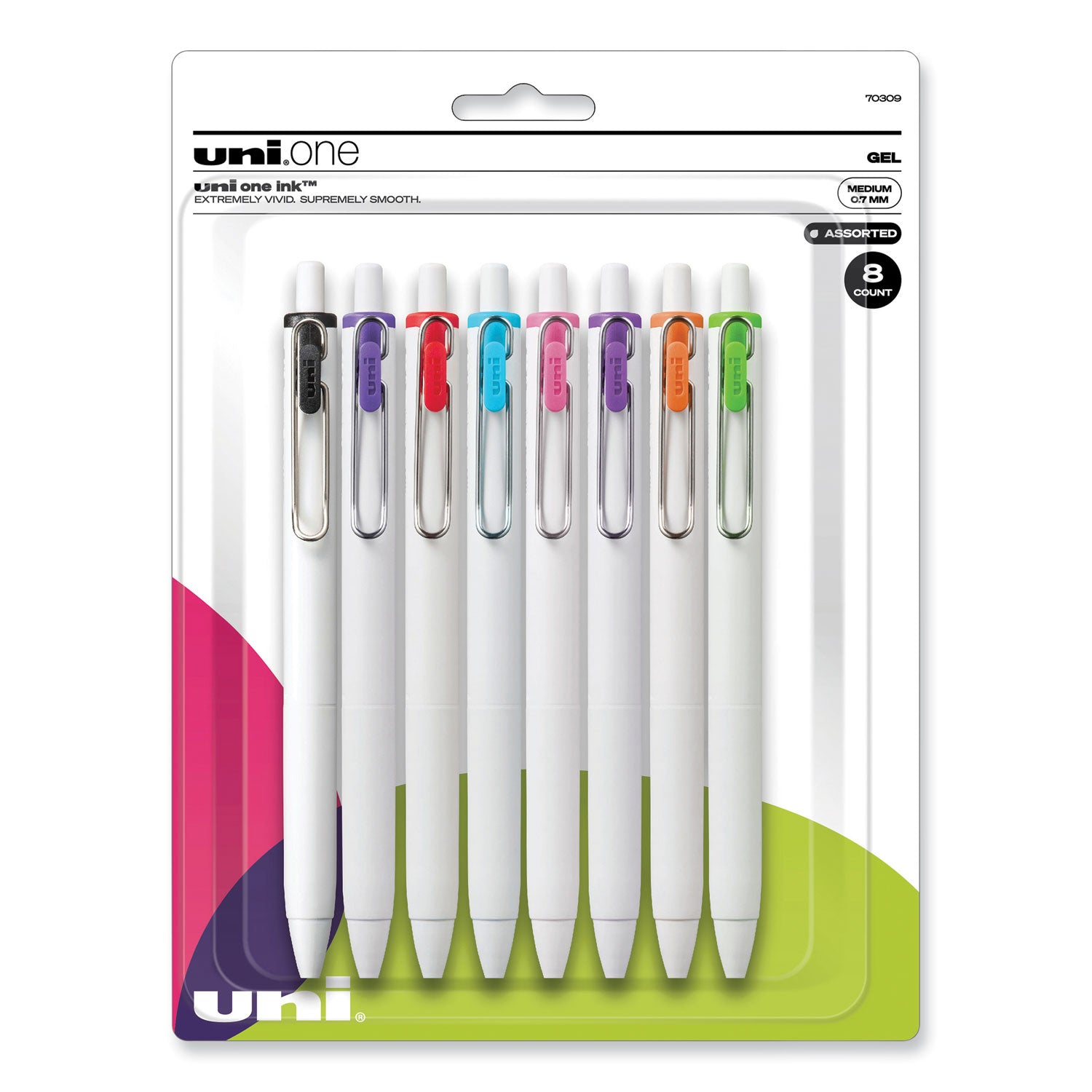 uniONE Gel Pen | 8-Pack Inspirational Colors