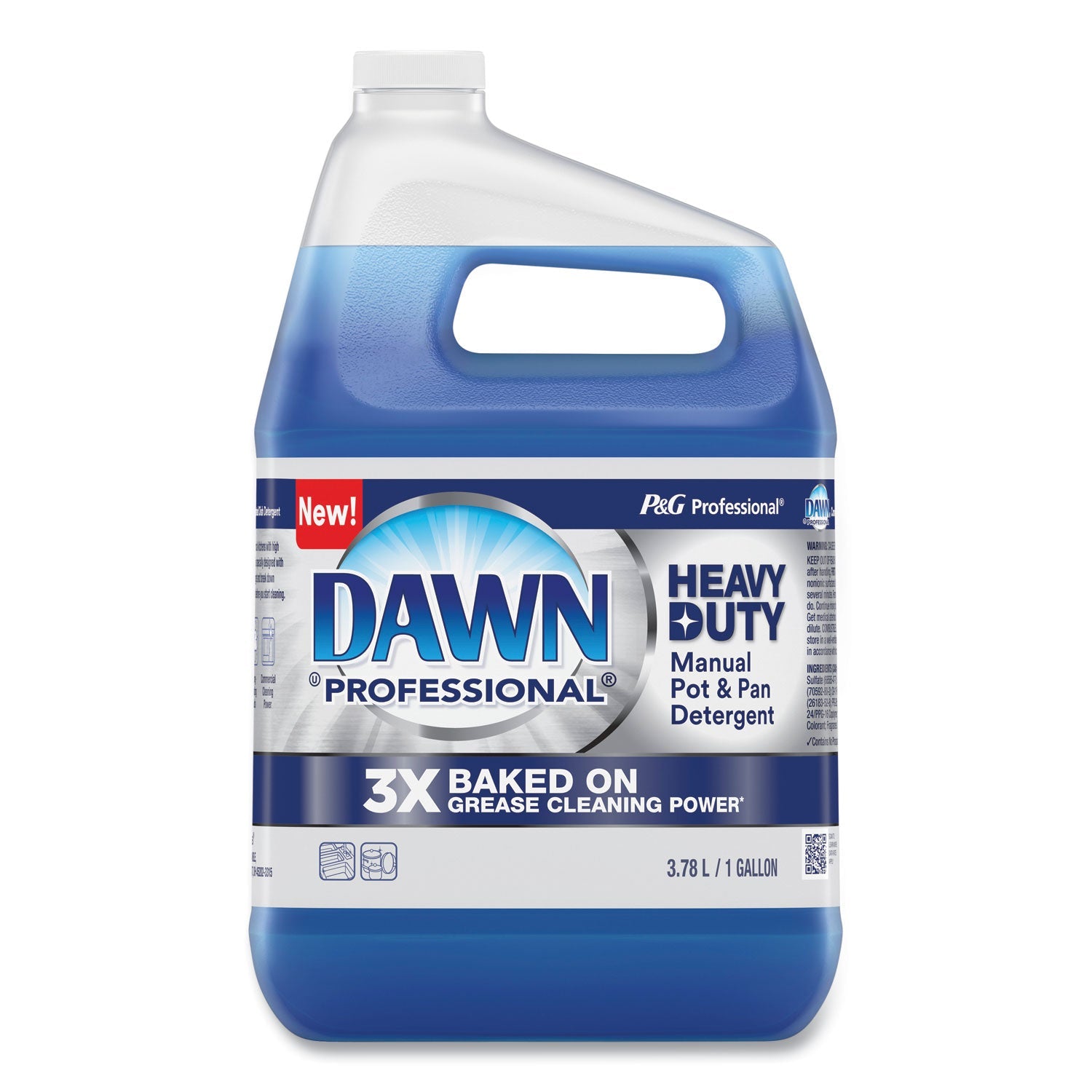 Dawn® Professional Heavy-Duty Manual Pot/Pan Dish Detergent, Original Scent, 1 gal Bottle, 2/Carton