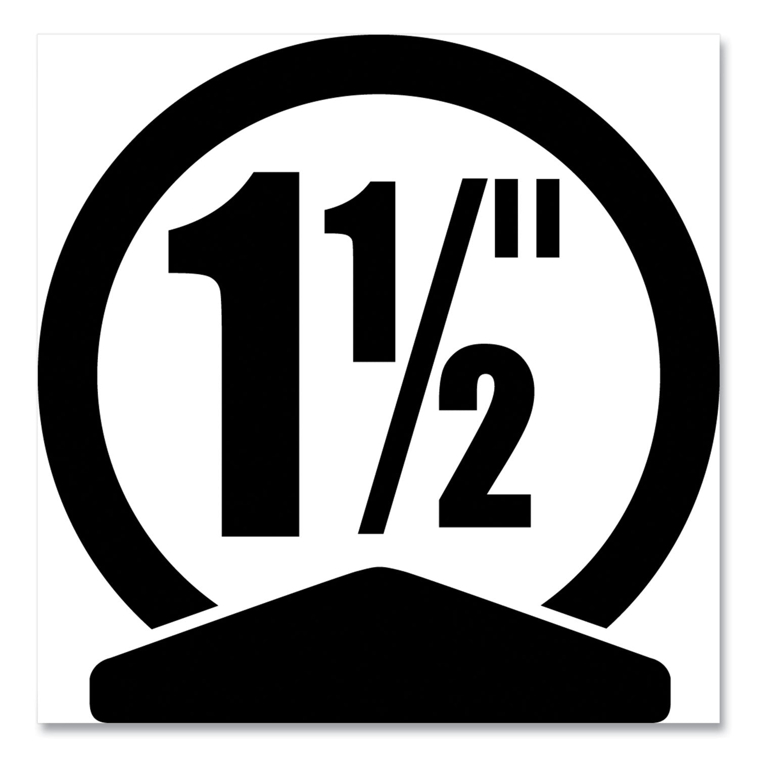 Avery® Flexi-View Binder With Round Rings, 3 Rings, 1.5" Capacity, 11 X 8.5, Black