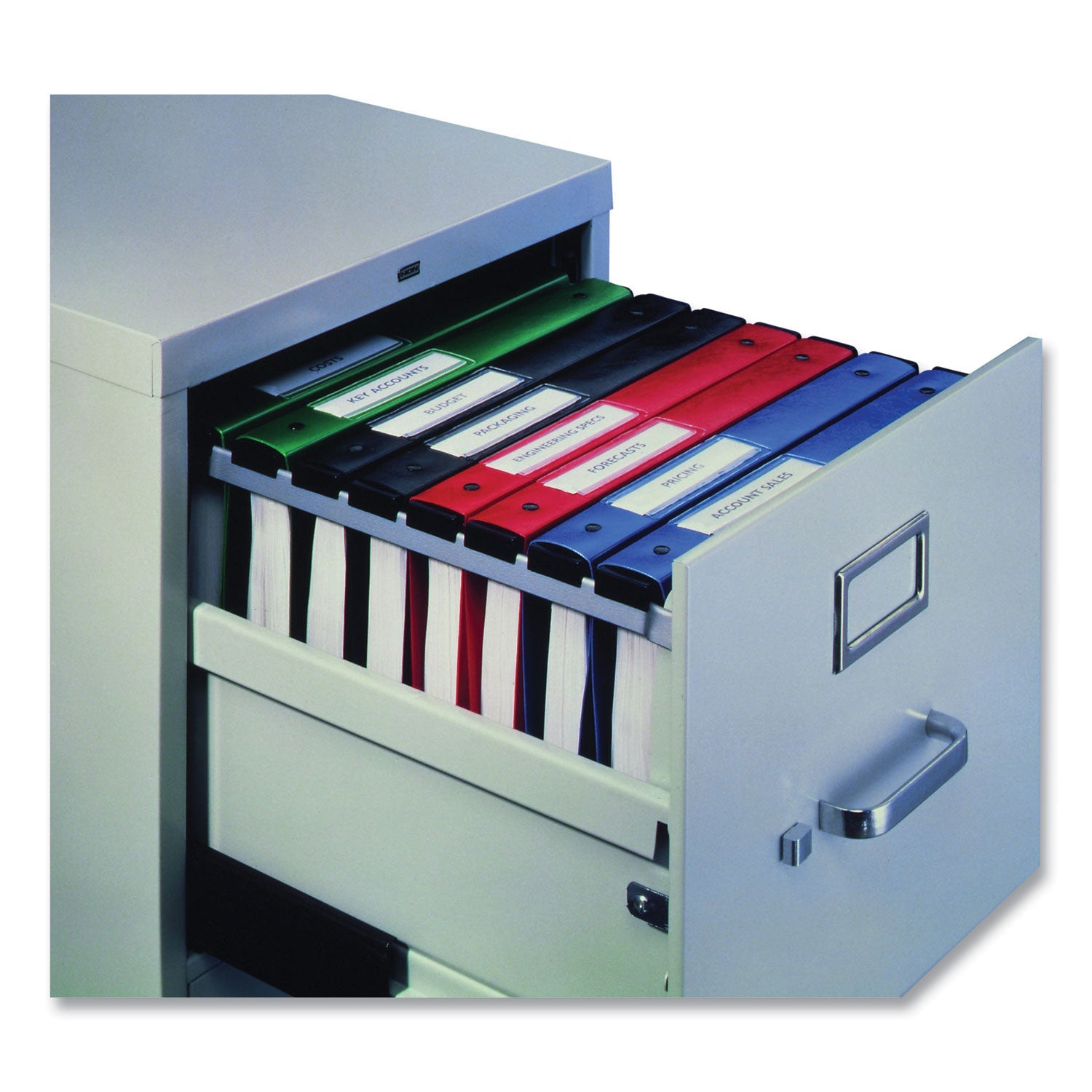 Avery® Hanging Storage Flexible Non-View Binder With Round Rings, 3 Rings, 1" Capacity, 11 X 8.5, Green