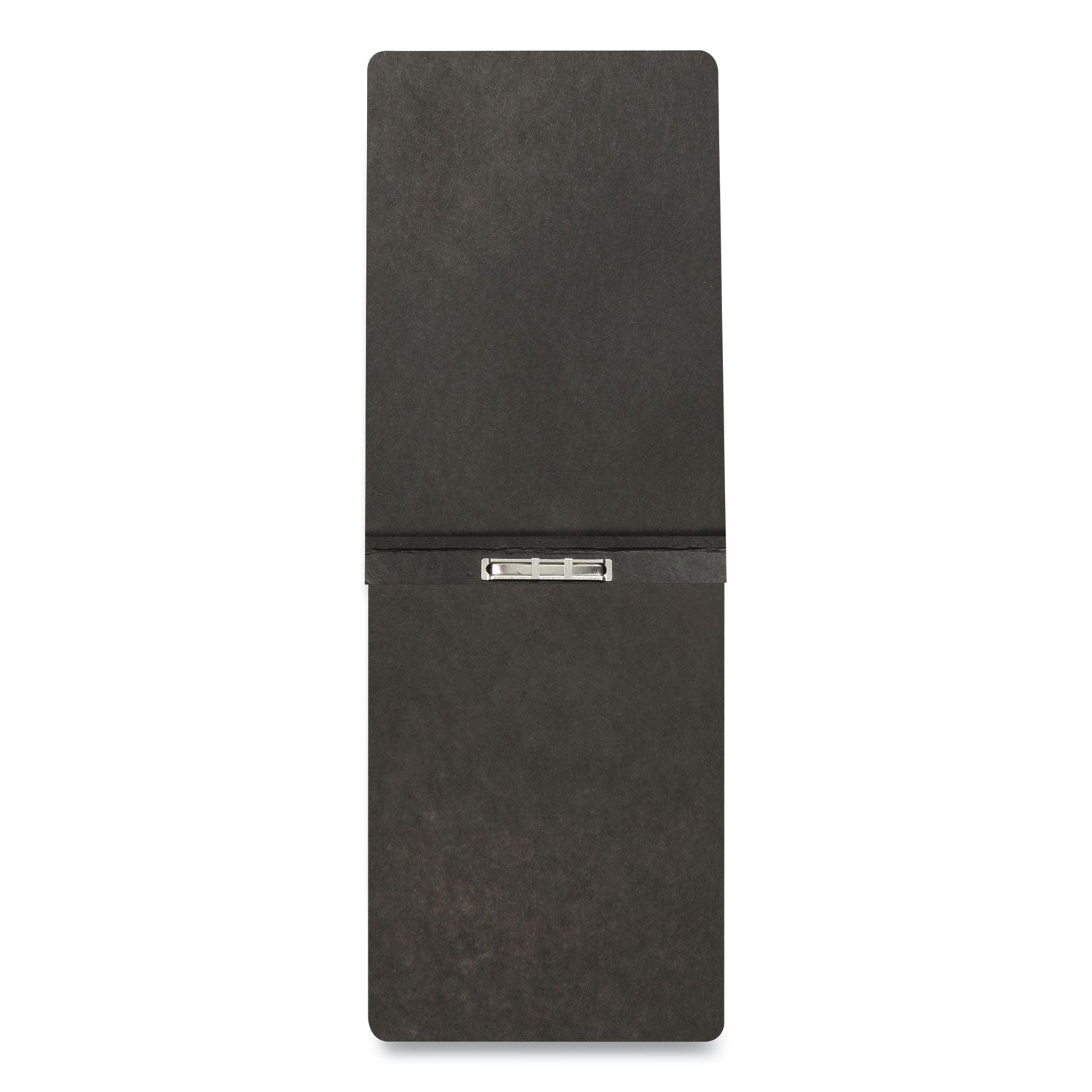 Oxford™ Pressboard Report Cover With Reinforced Top Hinge, Two-Prong Metal Fastener, 2" Capacity, 8.5 X 11, Black/black