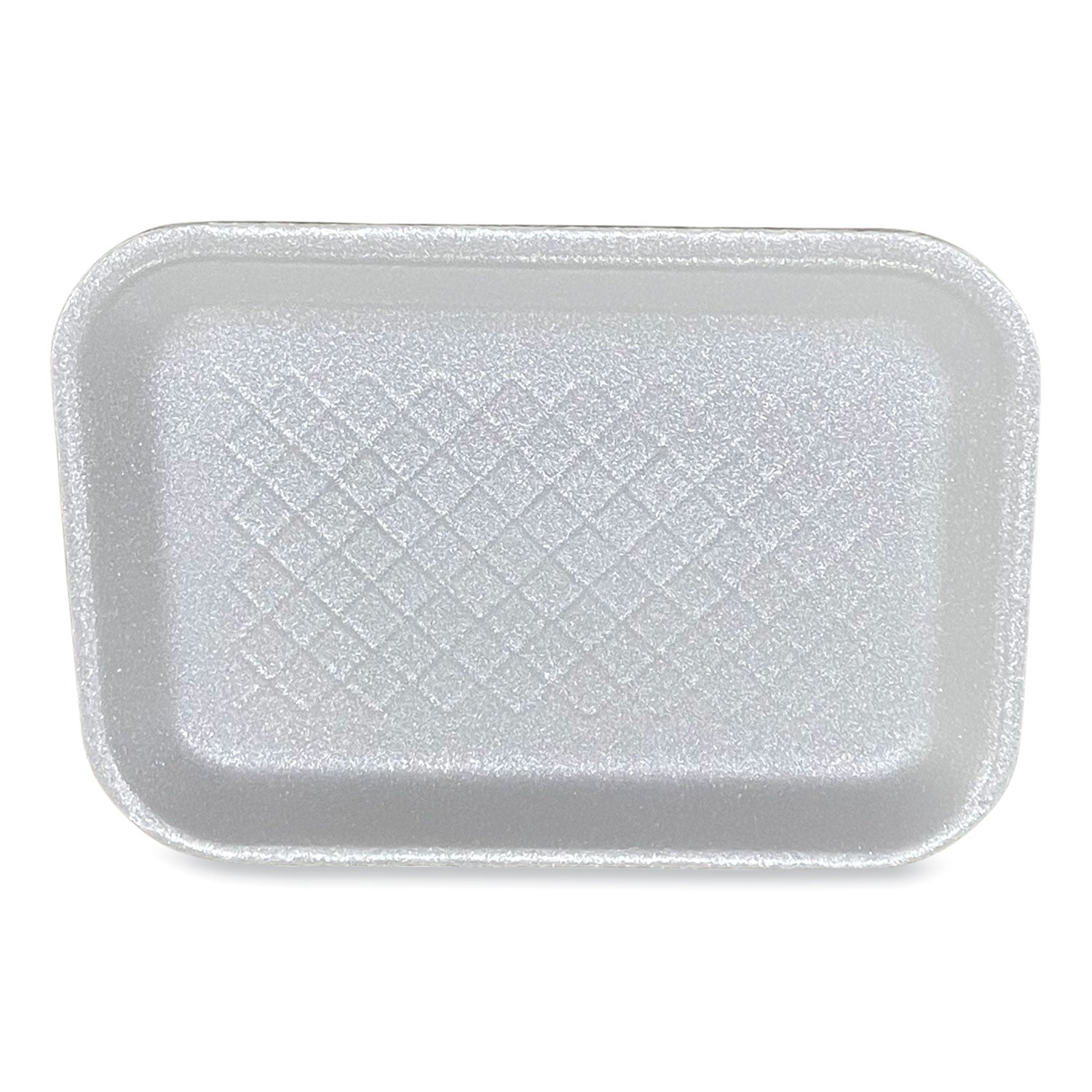 GEN Meat Trays, #2S, 8.5 x 6 x 0.7, White, Foam, 500/Carton