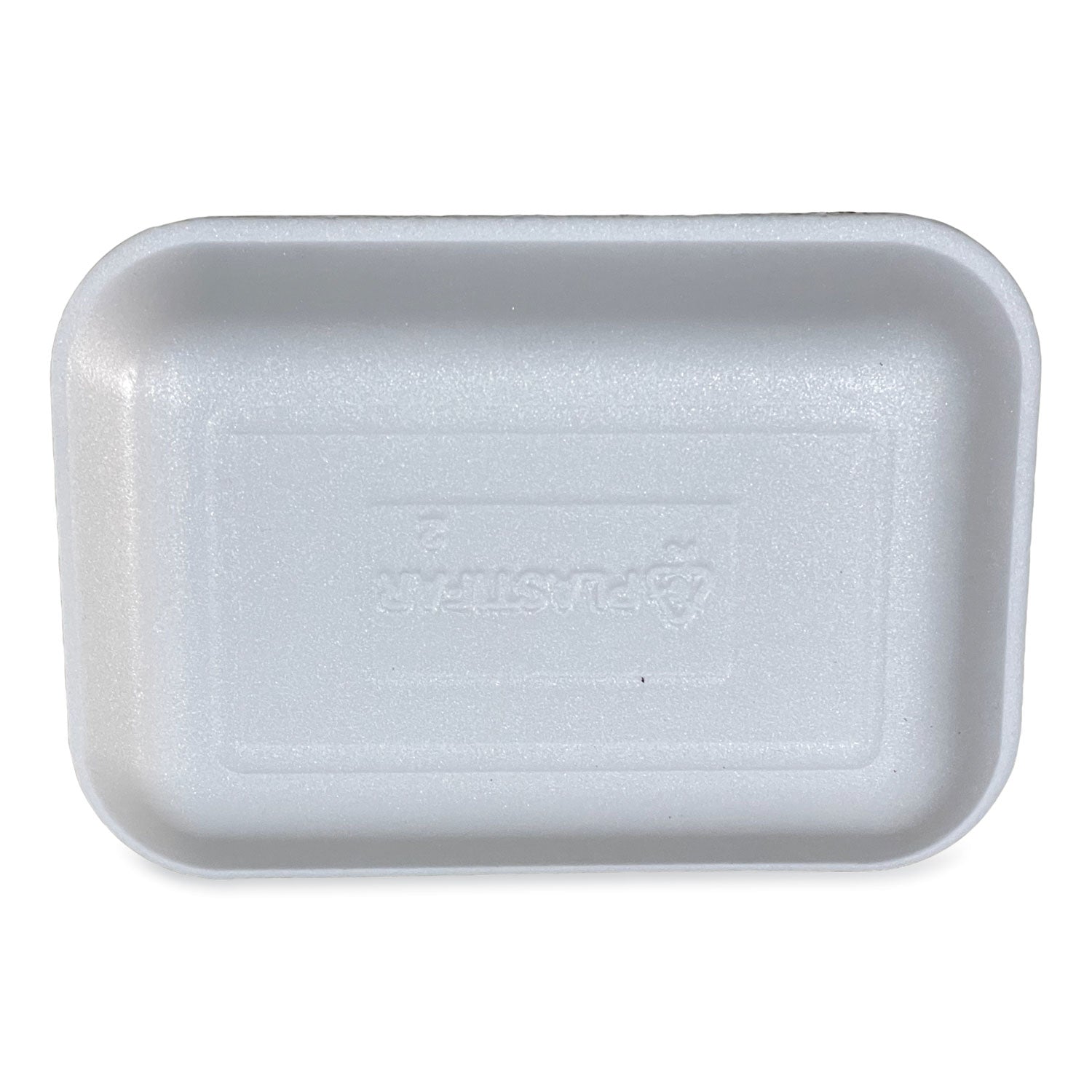 GEN Meat Trays, #2, 8.5 x 6.03 x 1.11, White, Foam, 500/Carton - Bloom Skins