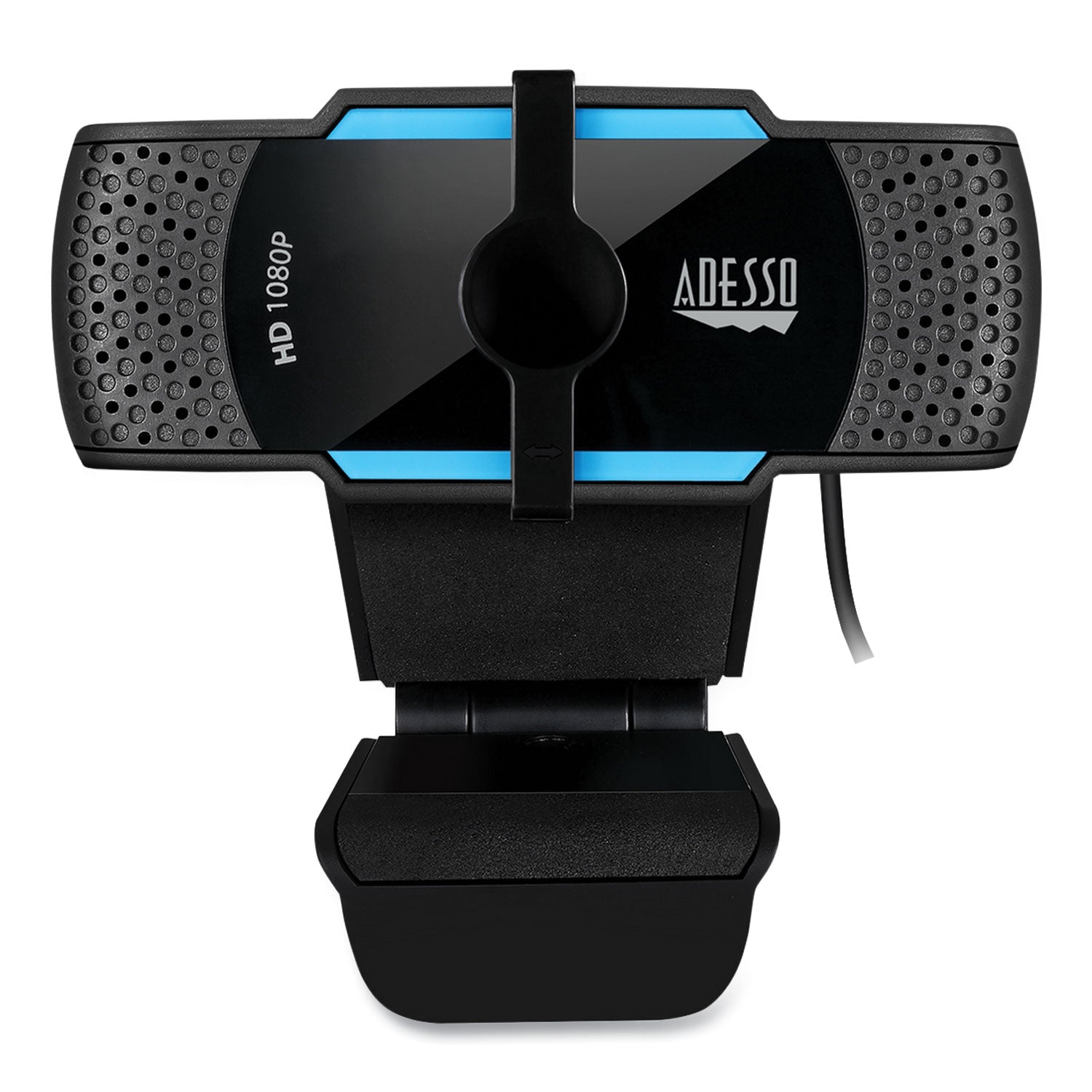 Adesso Cybertrack H5 1080p Hd Usb Autofocus Webcam With Microphone, 1920 Pixels X 1080 Pixels, 2.1 Mpixels, Black