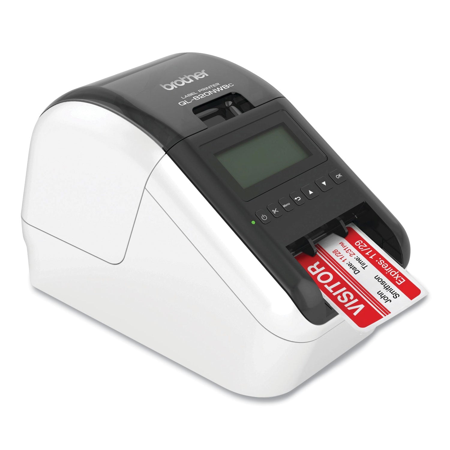 Brother Ql-820nwbc Ultra Flexible Label Printer, 110 Labels/min Print Speed, 5 X 5.7 X 9.2 - Bloom Skins