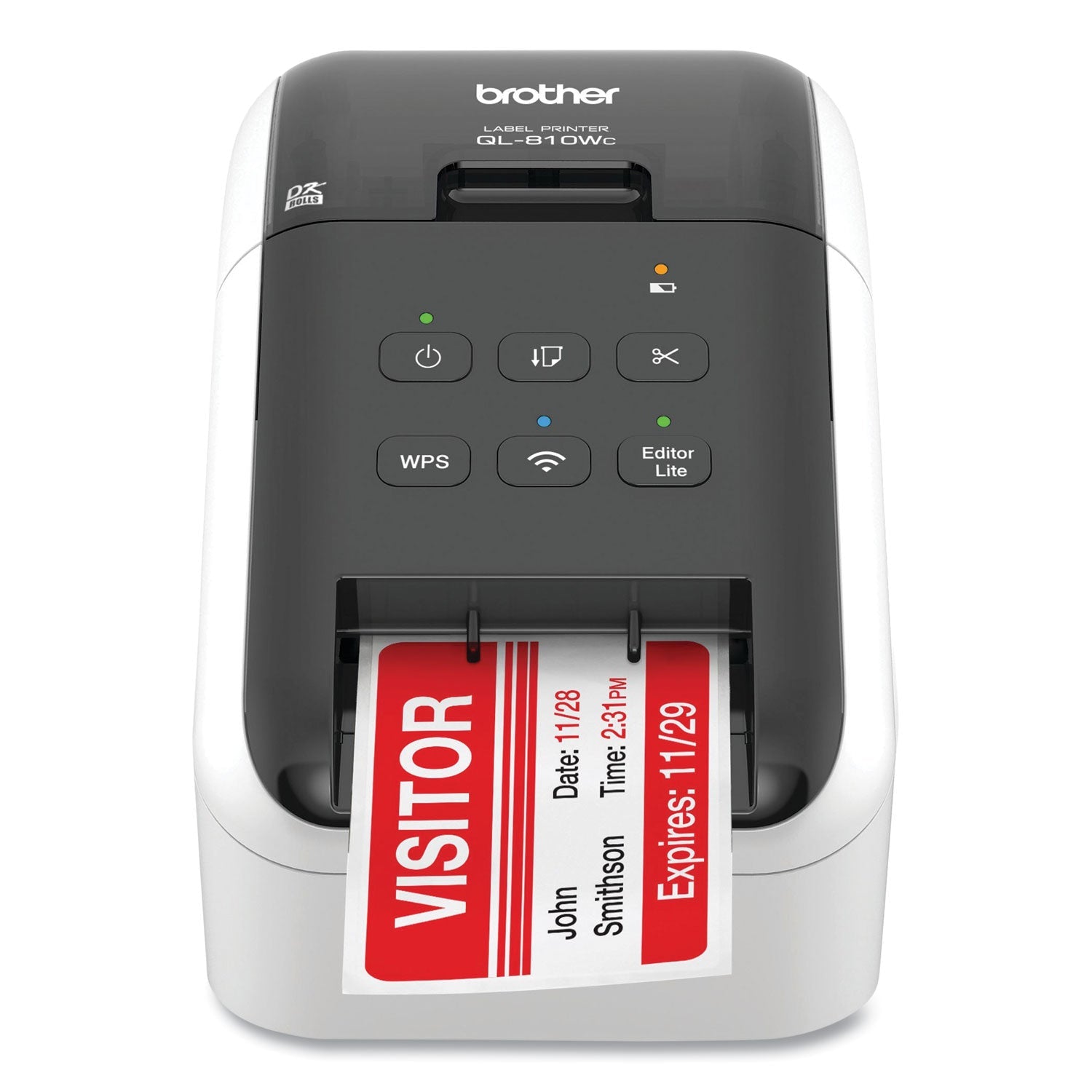 Brother Ql-810wc Ultra Fast Label Printer, 110 Labels/min Print Speed, 5 X 5.7 X 9.2 - Bloom Skins