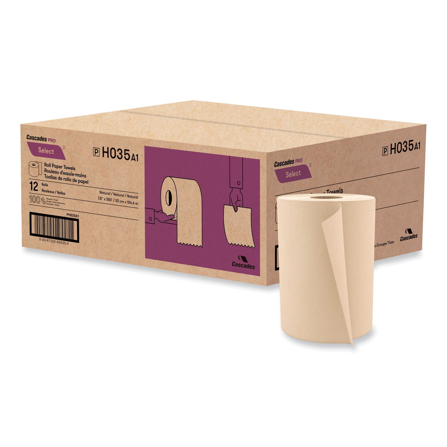 Cascades PRO Select Hardwound Roll Towels