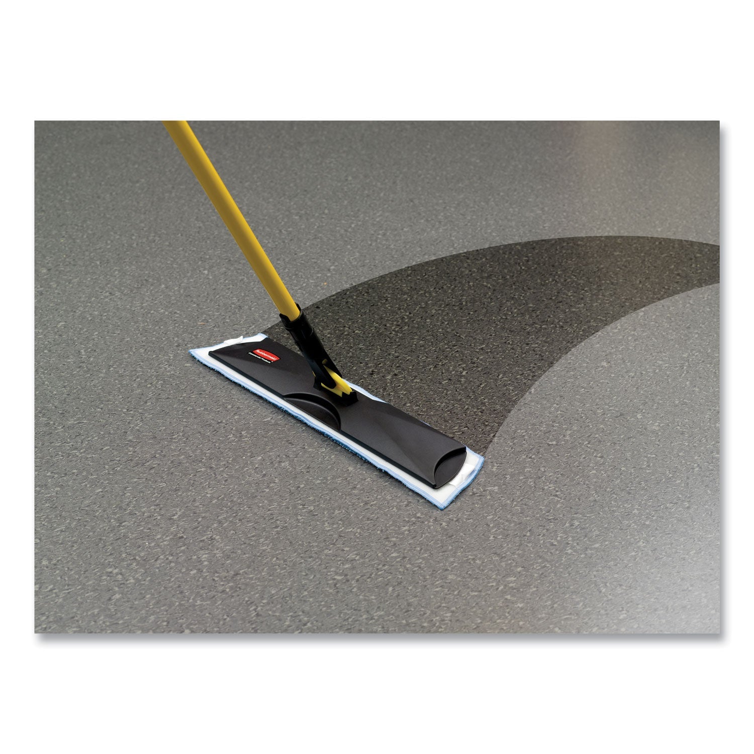 Rubbermaid® Commercial Economy Wet Mopping Pad, Microfiber, 18", Blue