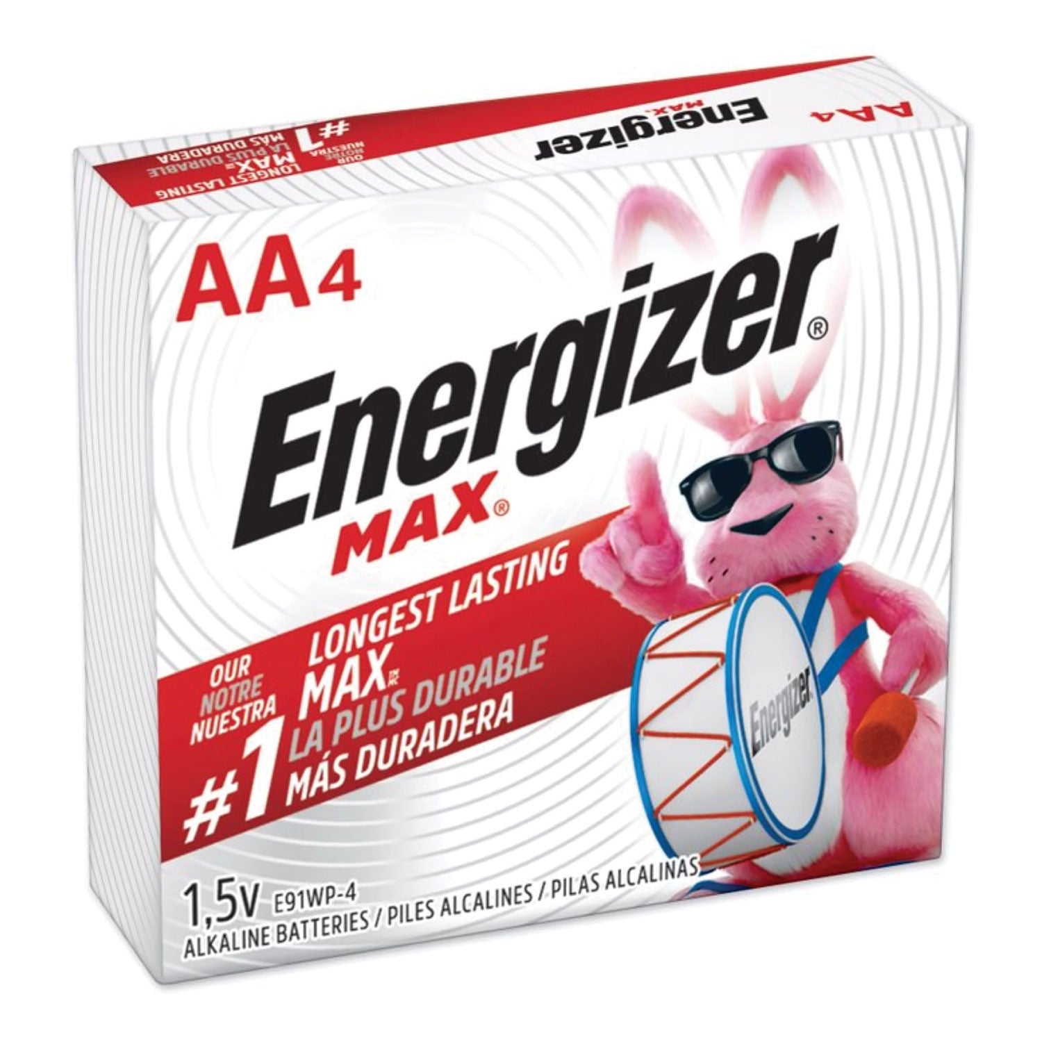 Max AA Alkaline Batteries | 1.5V 4-Pack