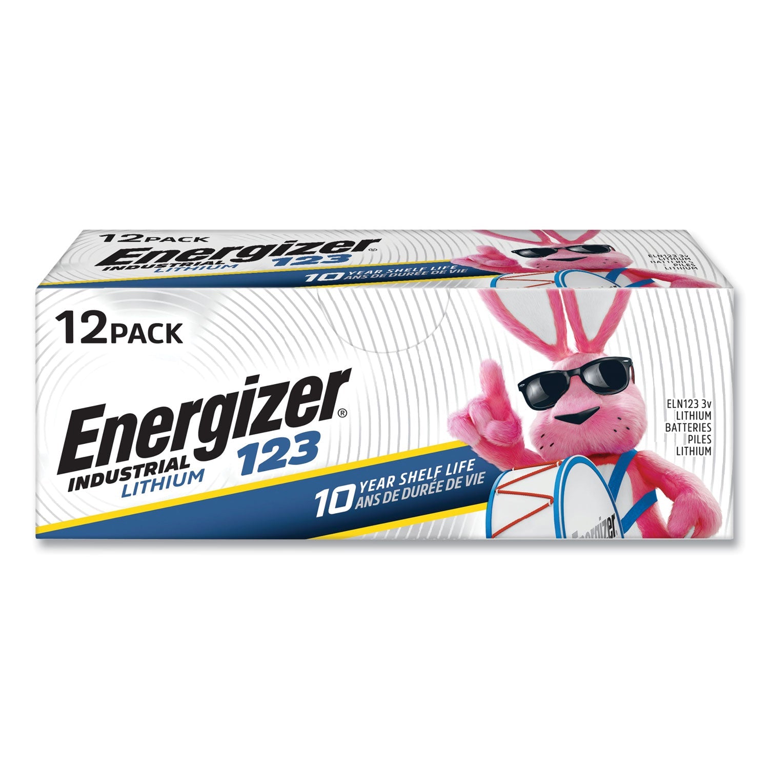 Industrial Lithium CR123 Photo Battery | 12-Pack