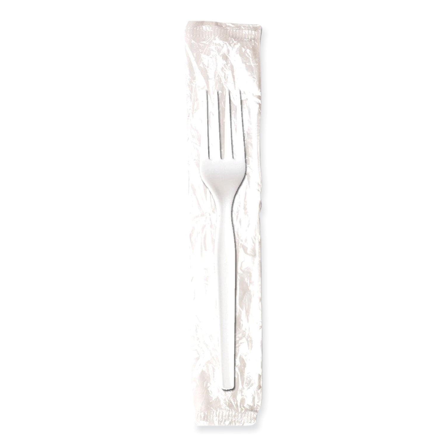 Mediumweight Polypropylene Forks | Dixie® White